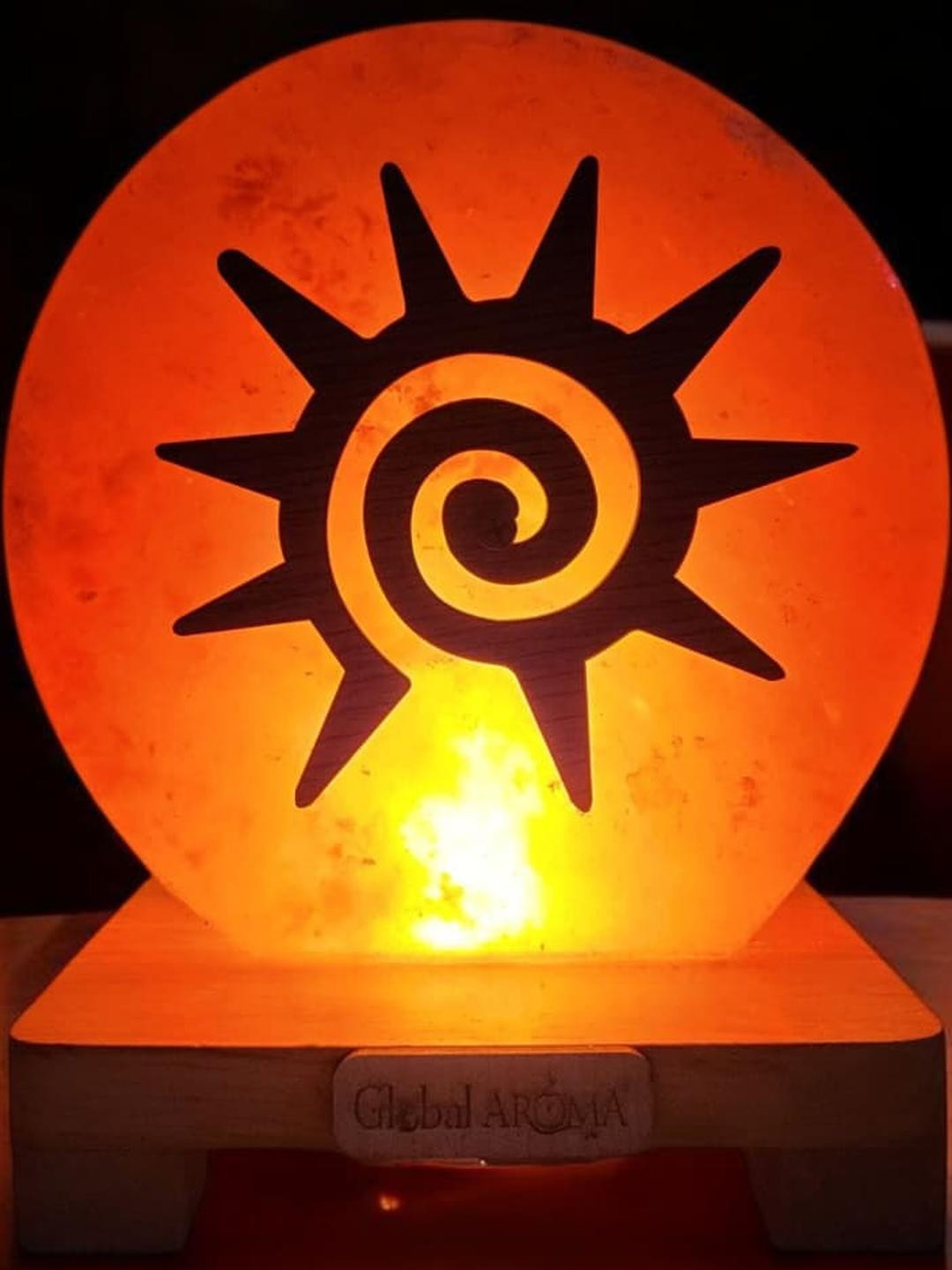 Sun Himalayan rock salt crafted Lamp