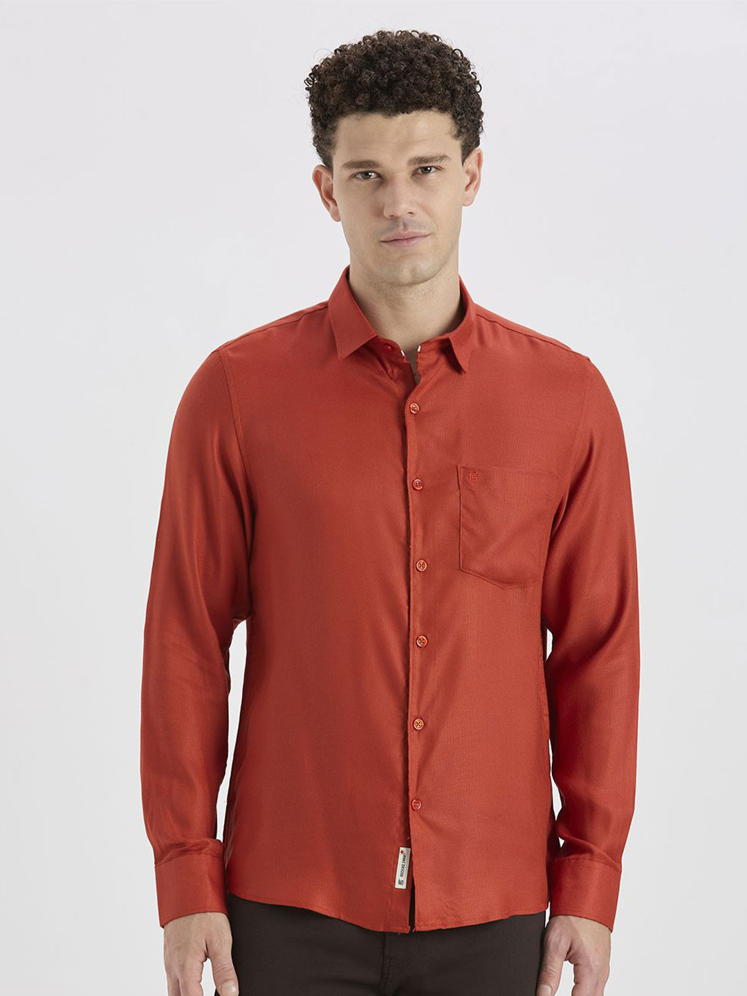 ROCKING SWAMY Men Regular Fit Chest Pocket Casual Shirt