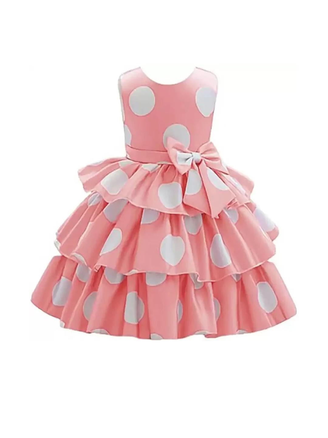 HOPZONIC Girls Orange Dresses