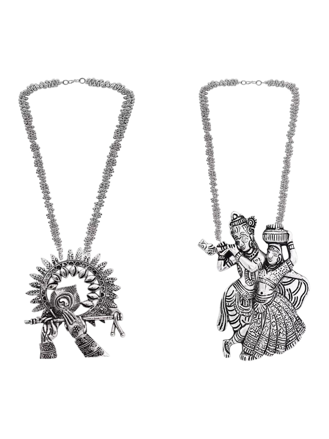 Samridhi DC Set Of 2 Oxidised Necklace
