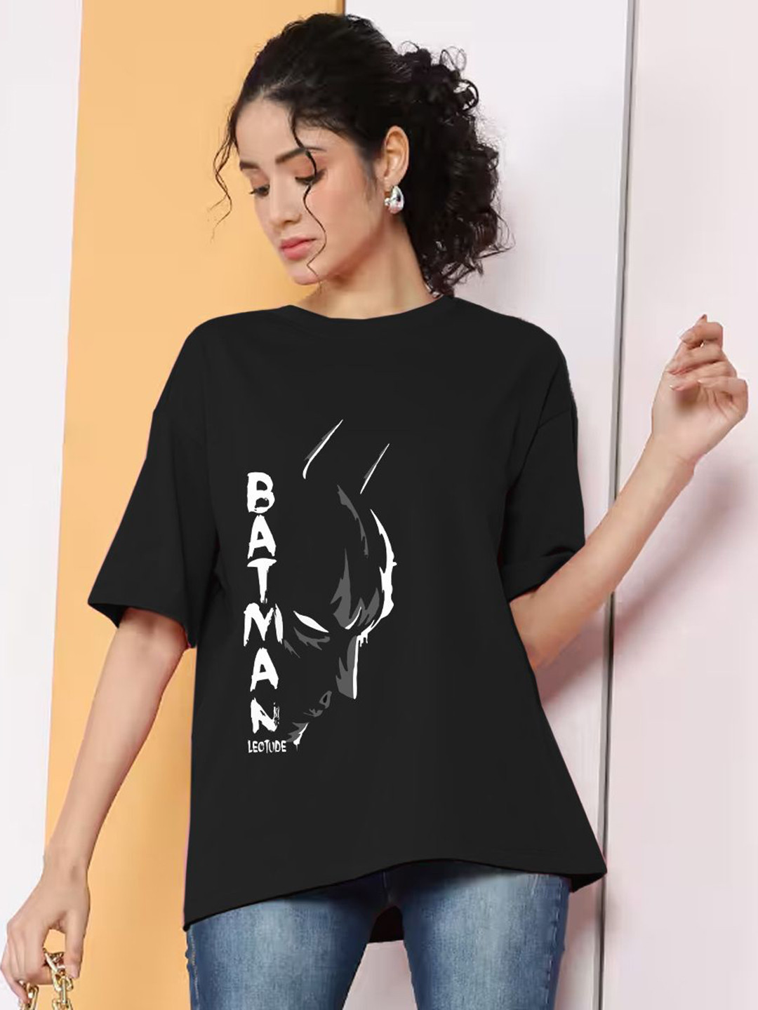 Leotude Women Printed  Comfortable Stylish & Trendy Oversize T-shirt