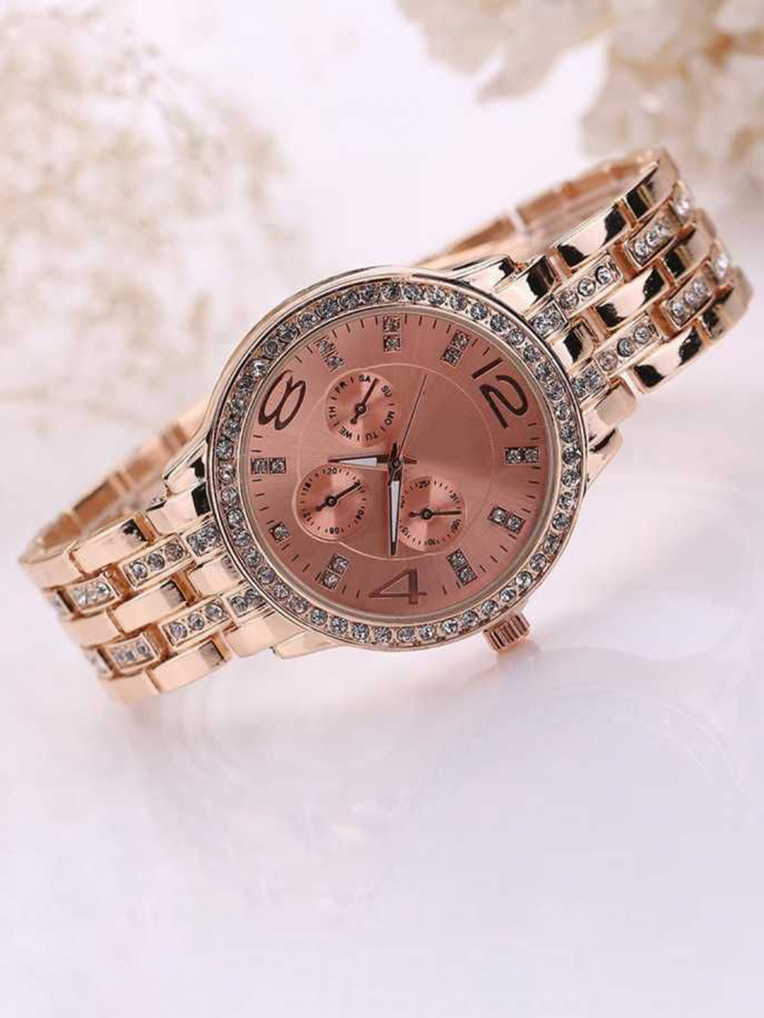 SELLORIA Women Dial & Bracelet Style Straps Analogue Watch RG_Gnva