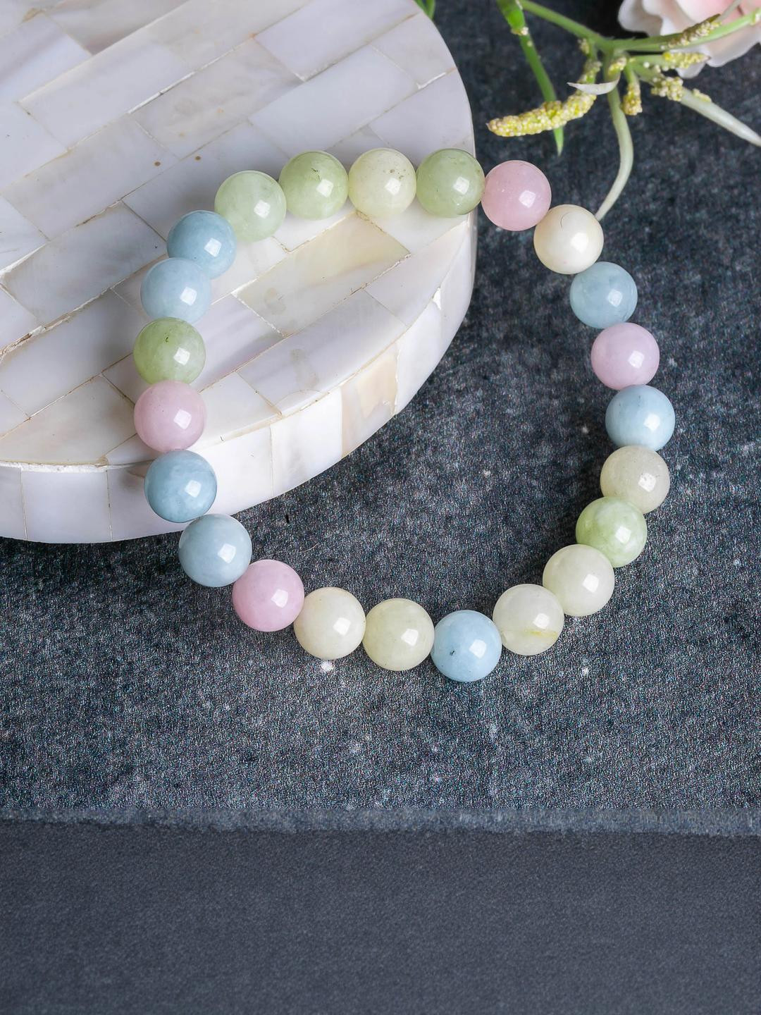 craftNyou Unisex Morganite Bracelet