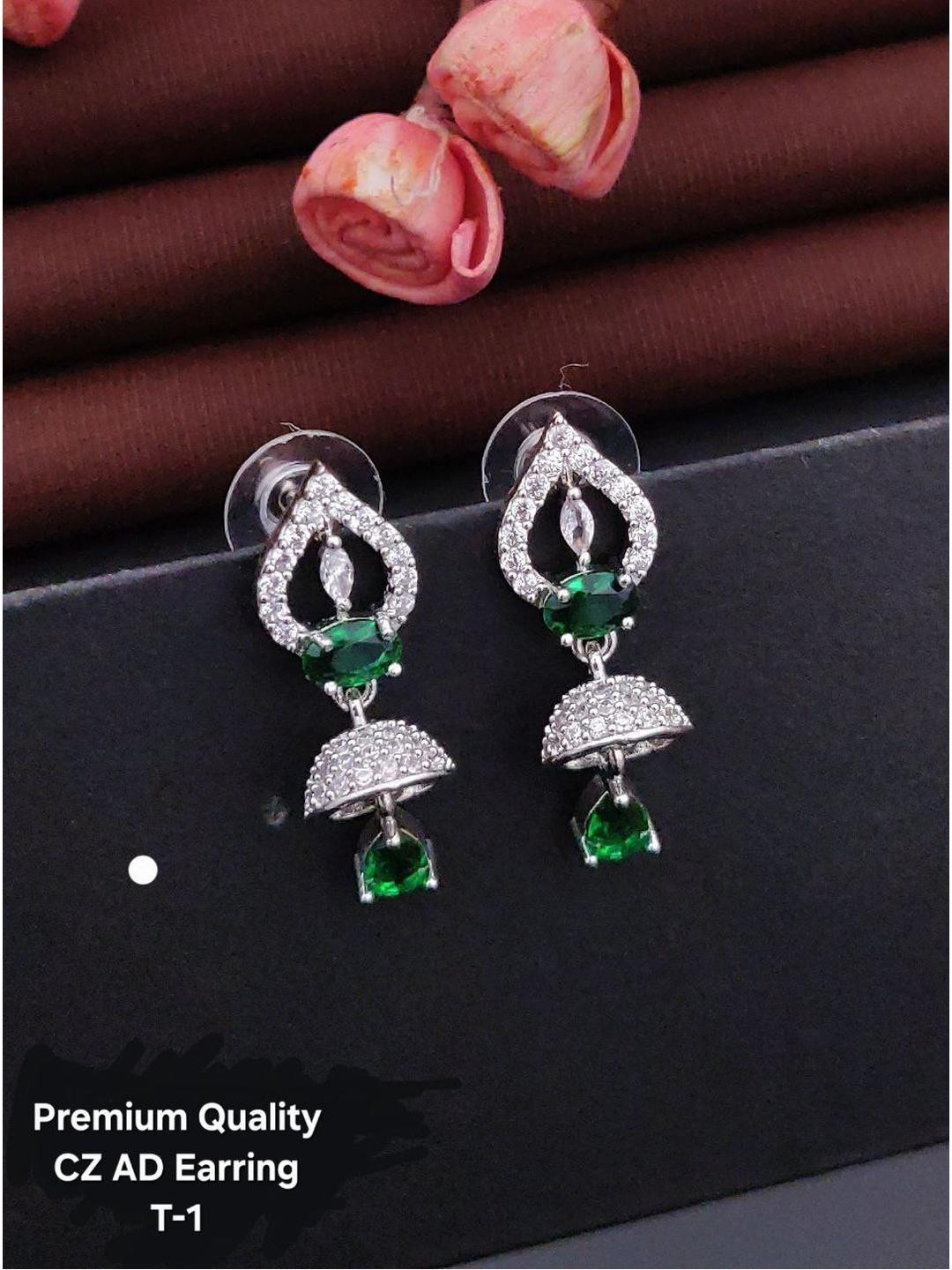 RUPALI FASHION Women Green Earrings