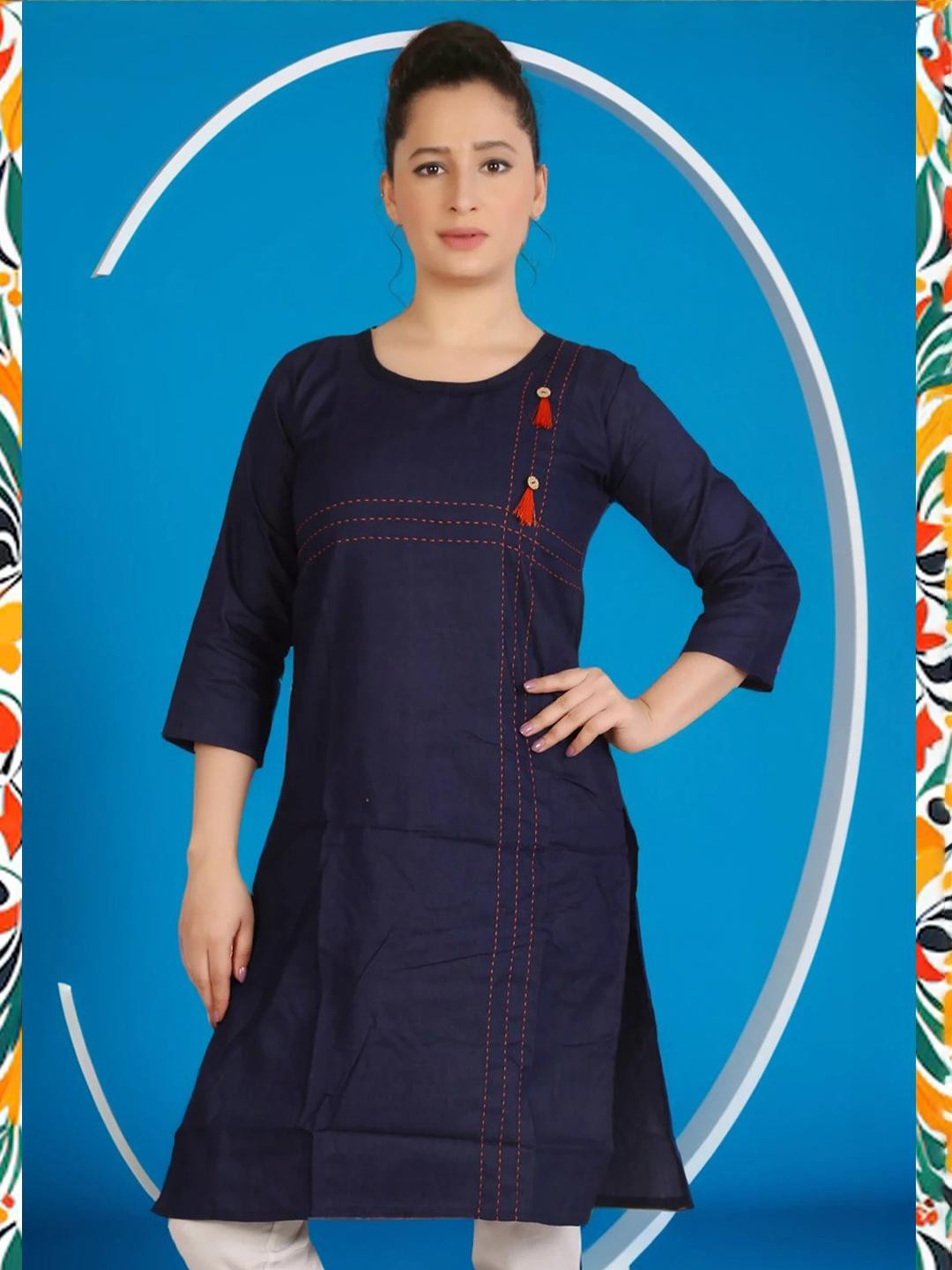 FCK-3 Women Denim Kurti