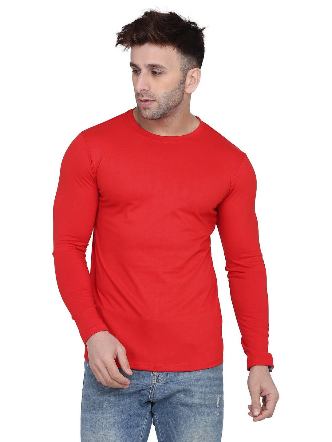 Kroptee Men Red Tshirts