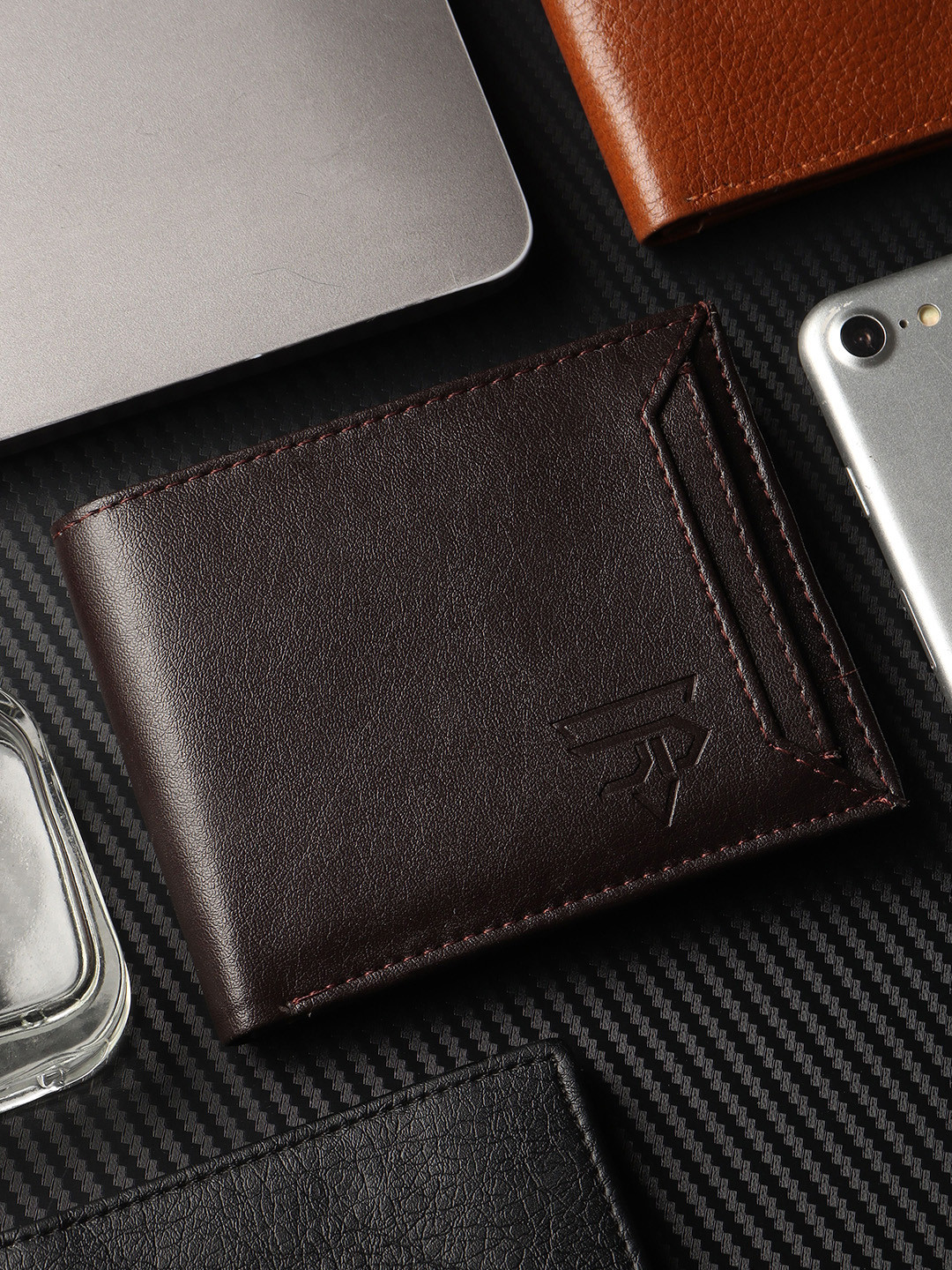JND Men Textured Two Fold Wallet