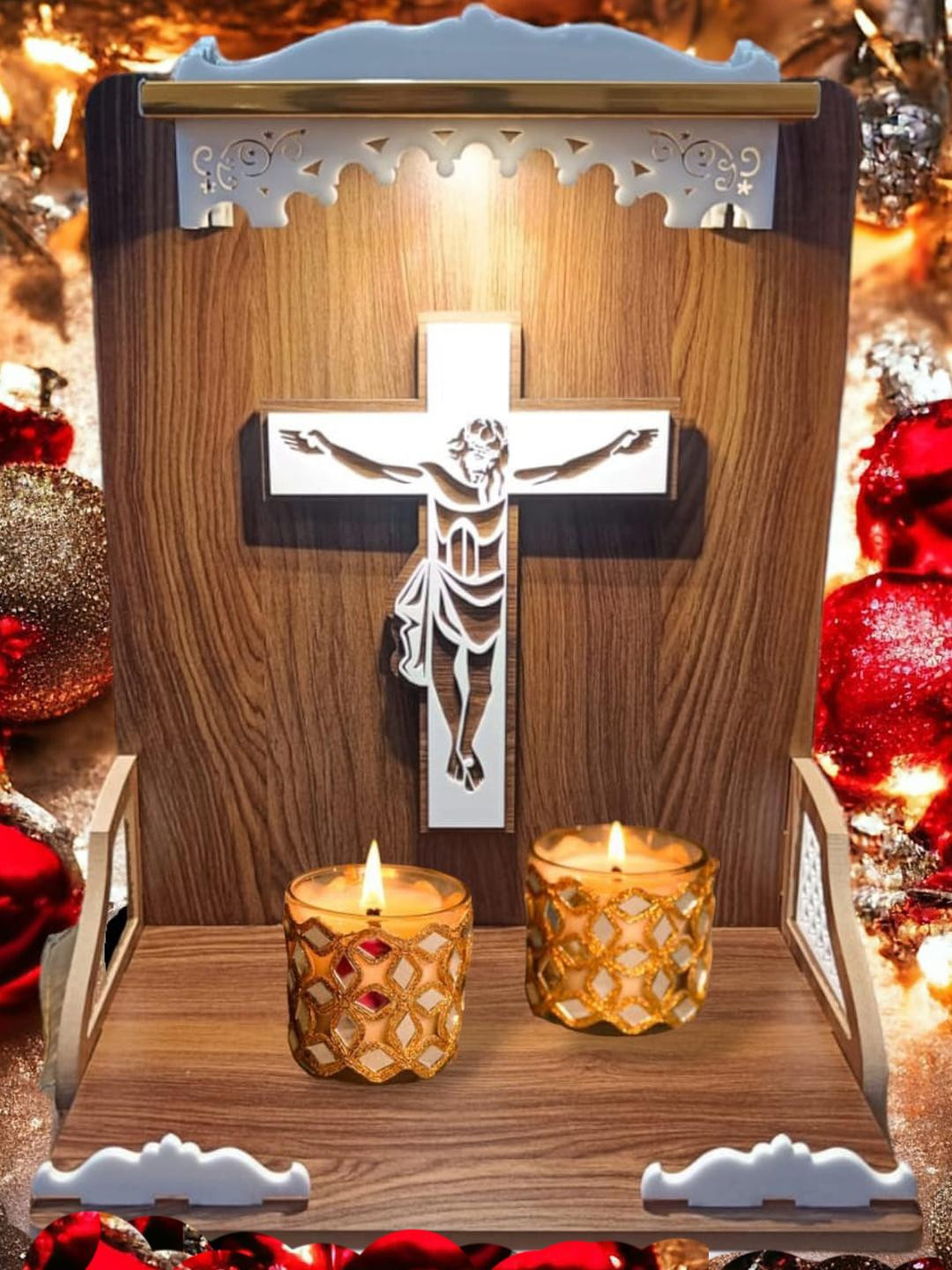 7CR Wooden Religious Prayer Stand