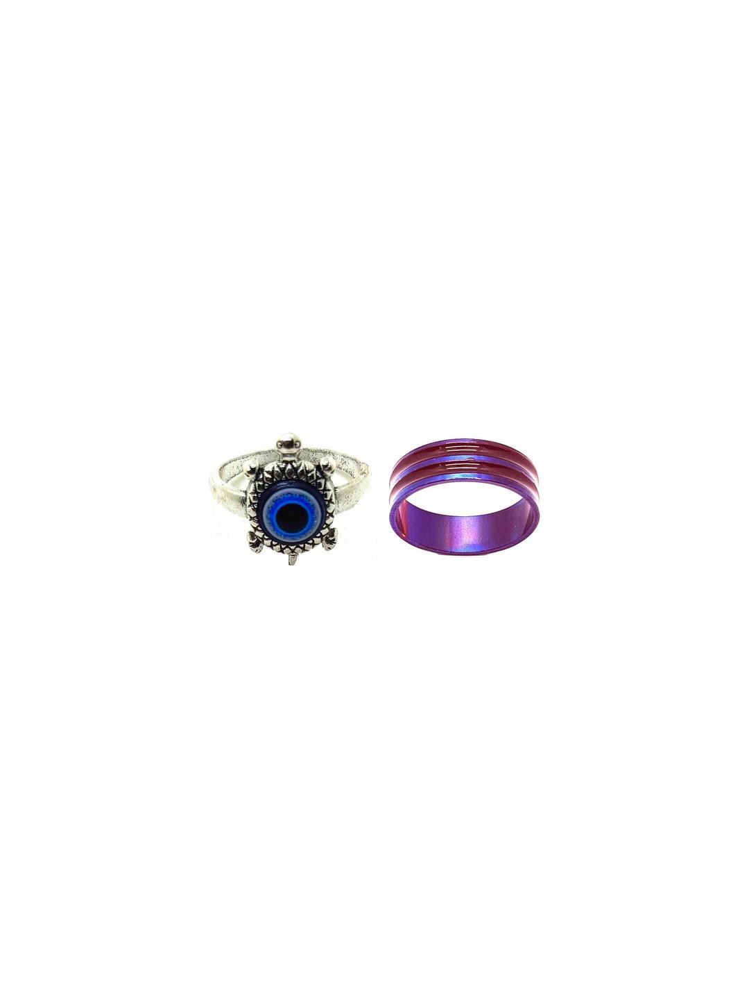 Dynamic Retail Global Unisex Set Of 2 Finger Rings