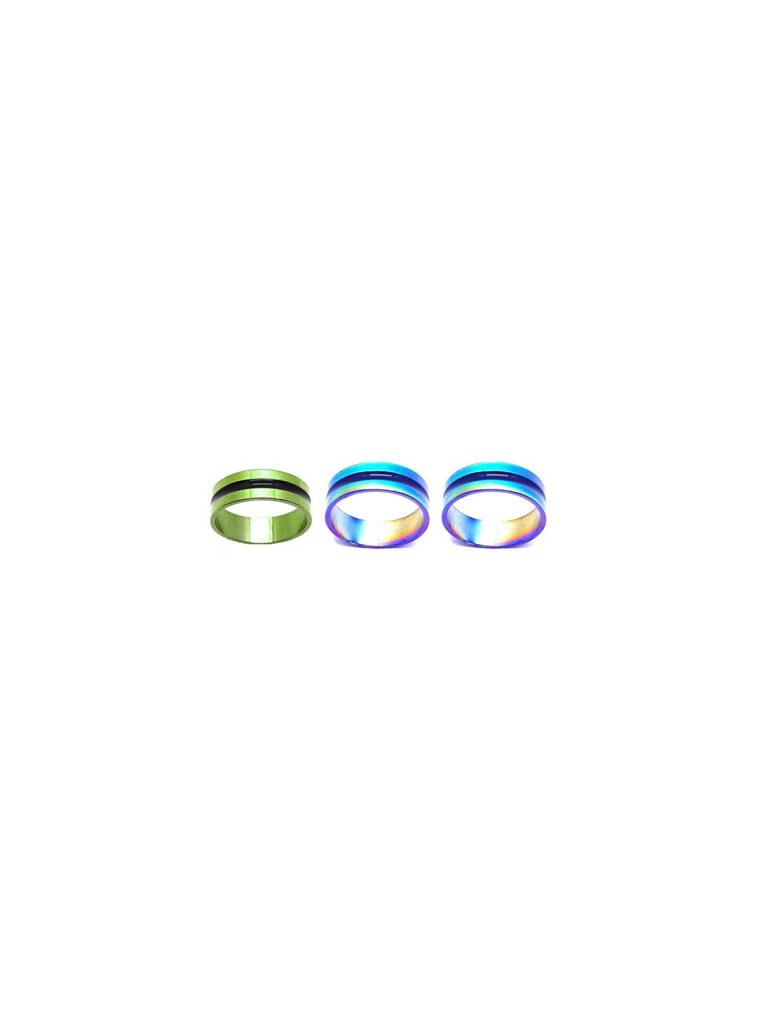 Dynamic Retail Global Pack of 3 Adult Multicolor Ring