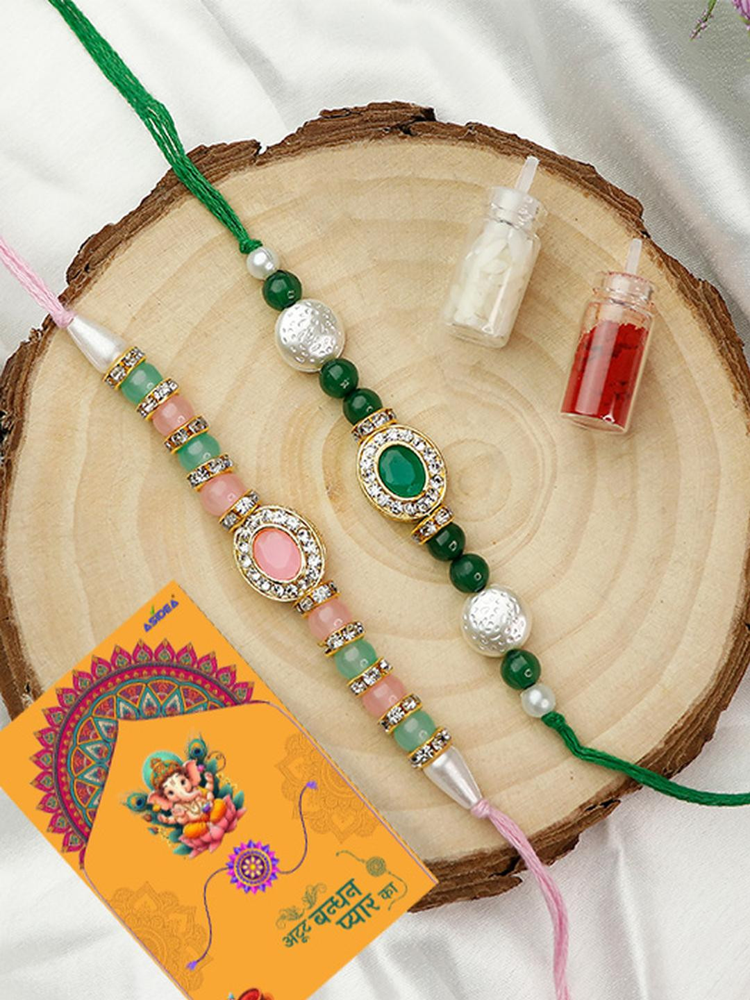 Bhai and Babhi Rakhi Gift set