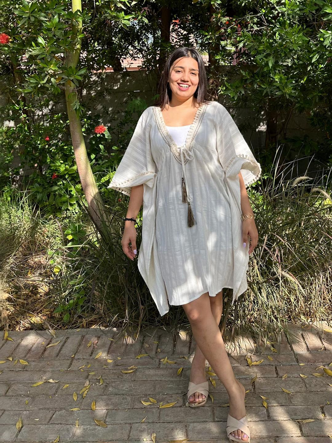 Label Ratan Women Off White Dresses