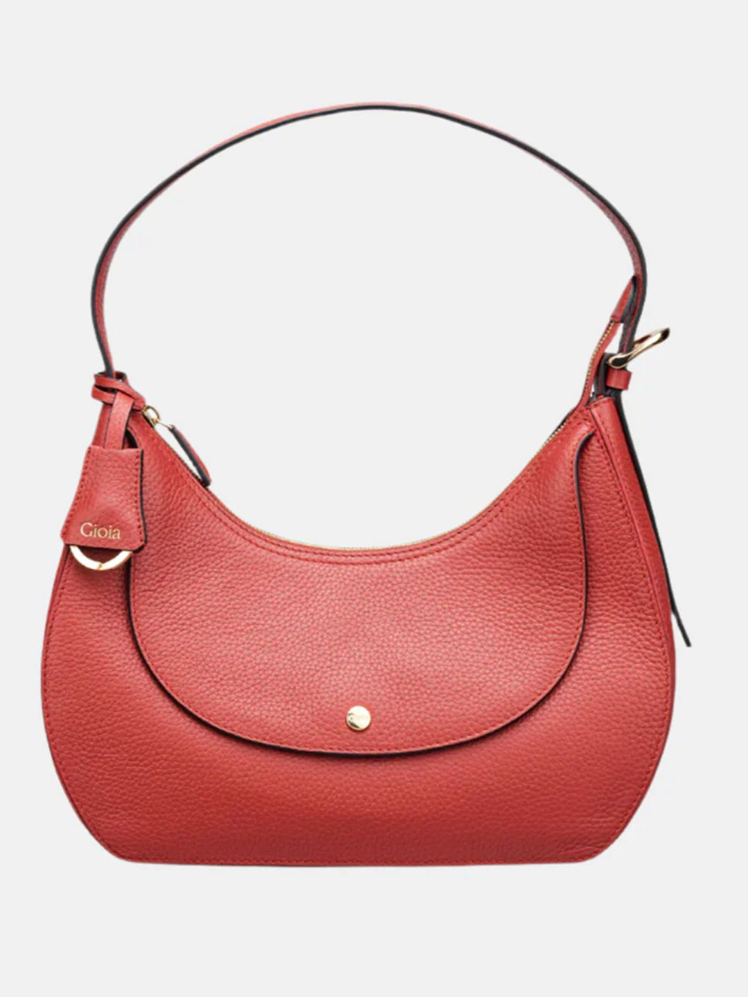 GIOIA Women Red Leather Anna Shoulder Bag