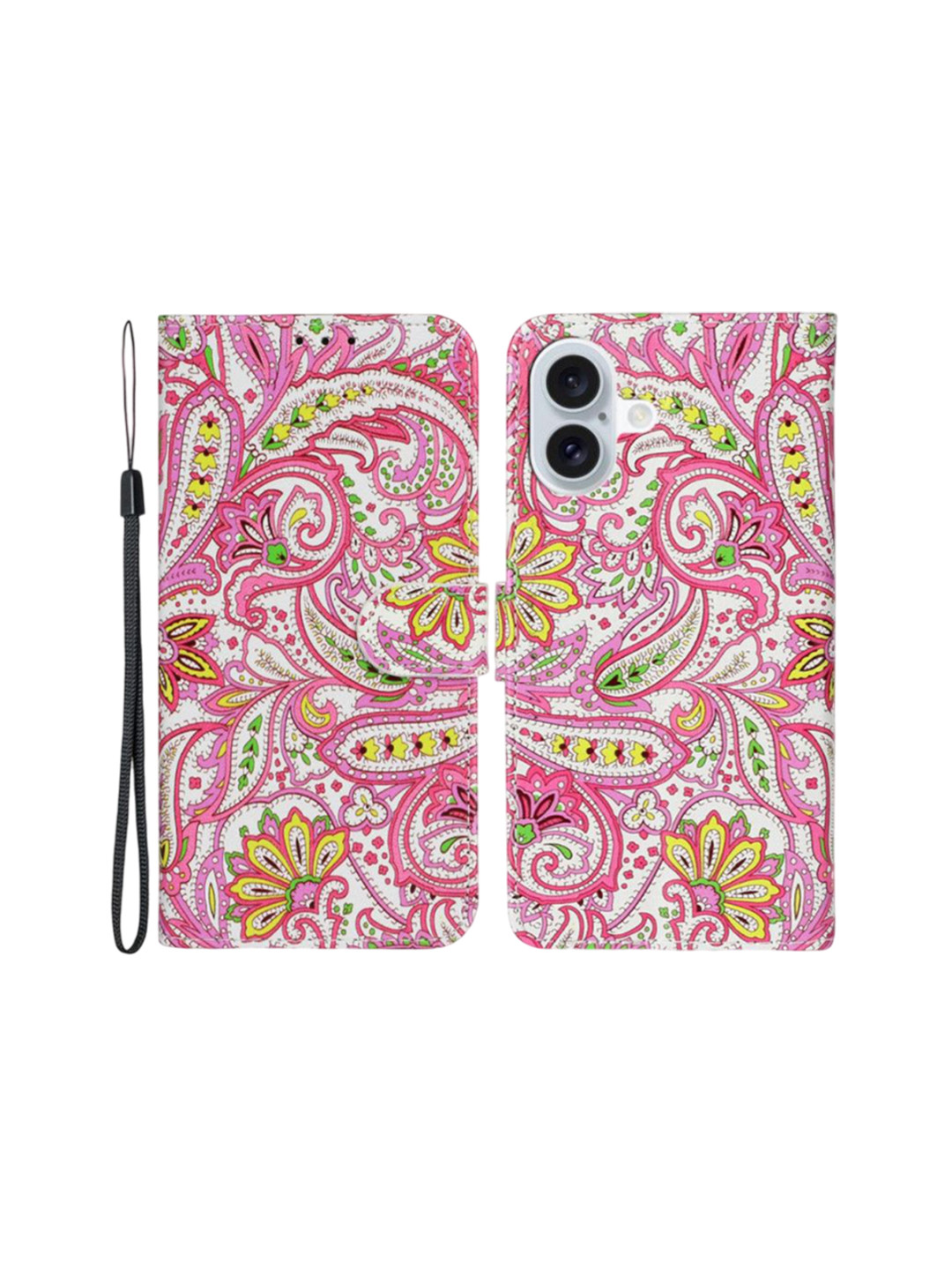 PEEPERLY Conversational Printed iPhone 15 Plus Flip Case Mobile Accessories