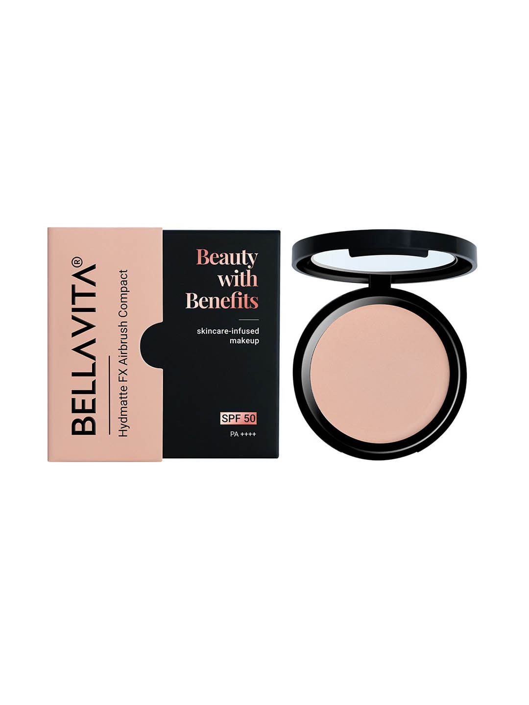 Bella Vita Organic Hydmatte FX Airbrush Compact With Vitamin E - 10 gm - Soft Sand - 04