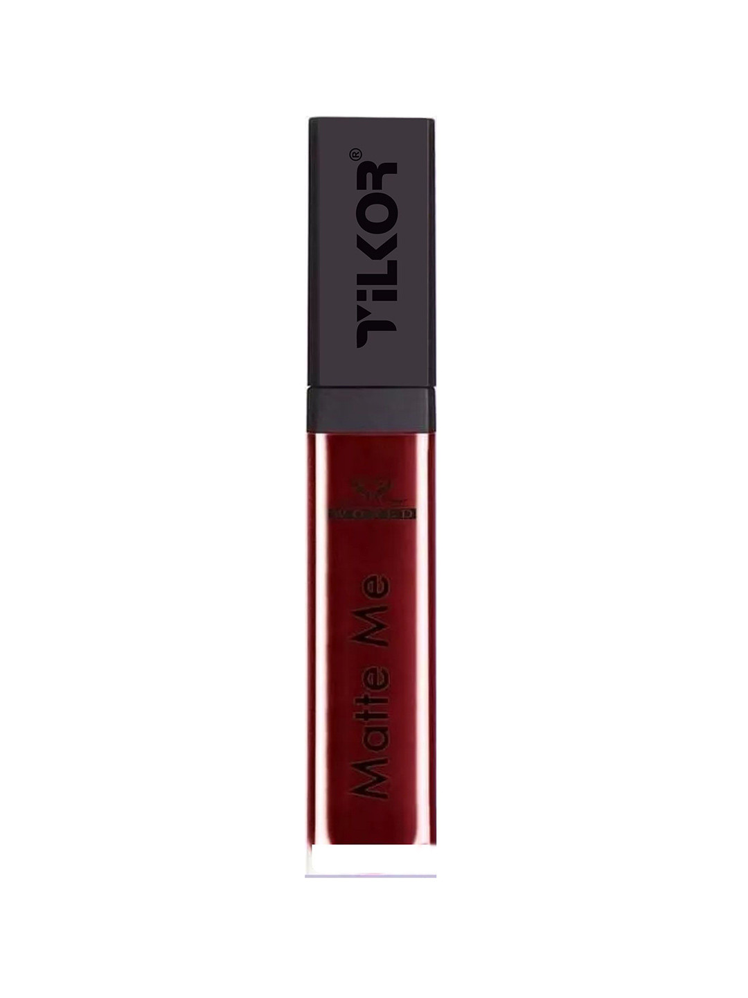 TILKOR Matte Me Long Wearing Smudge Proof Liquid Lipstick - 6 ml - Maroon