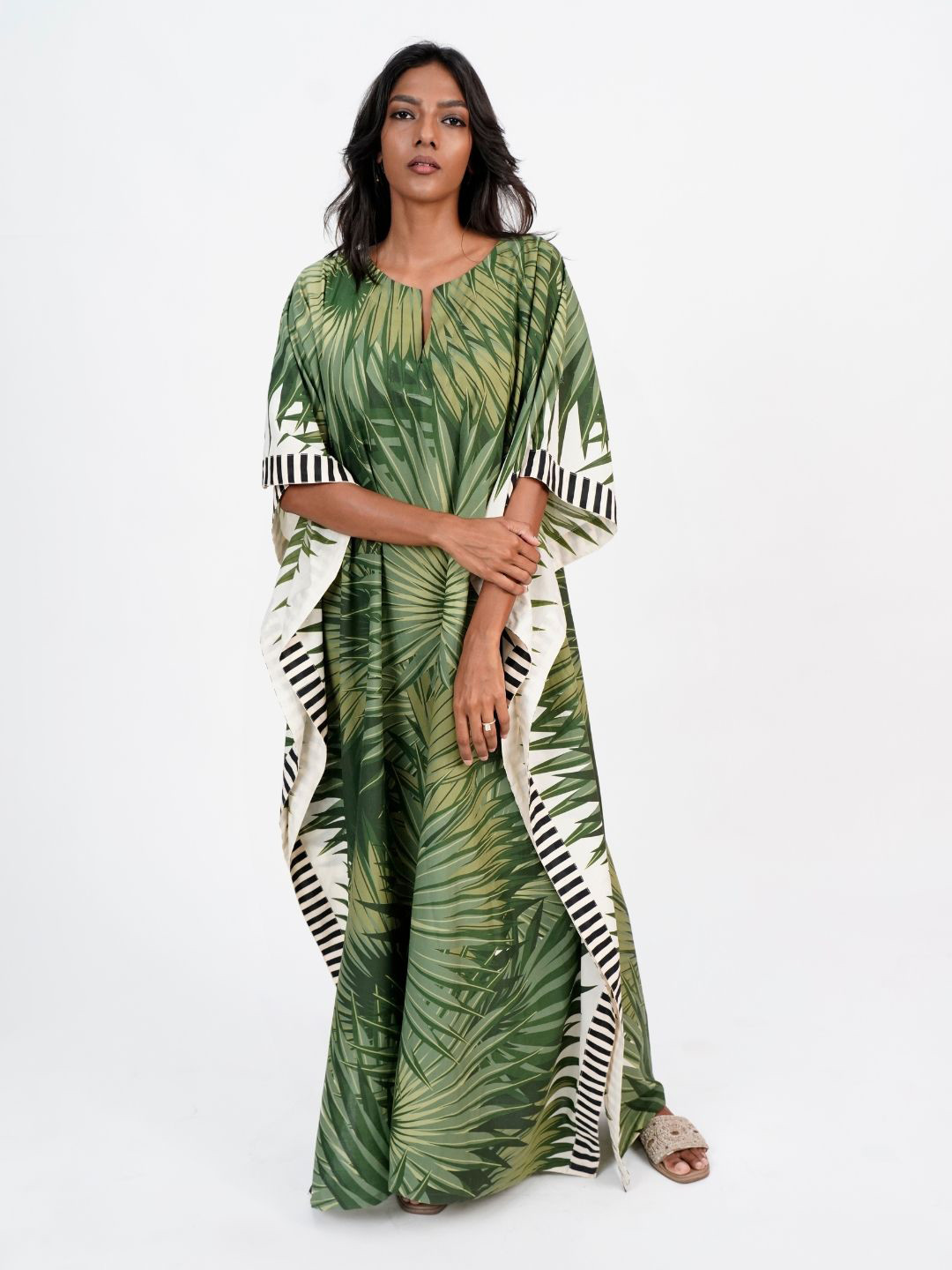 azurina Printed Maxi Nightdress