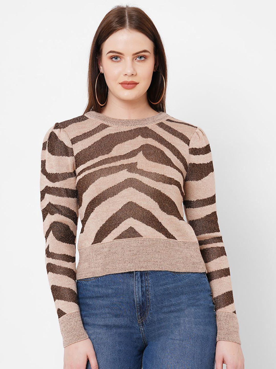 Kraus Jeans Women Animal Printed Pullover