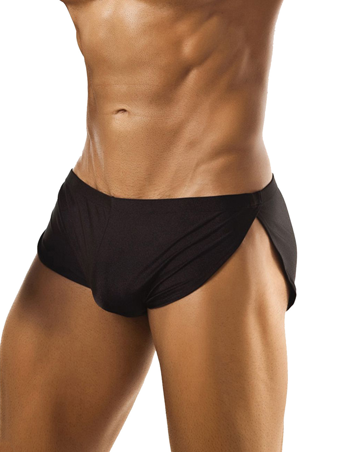 MOODSTRING  Mid-Rise Thongs Briefs ML-07109-BK-S