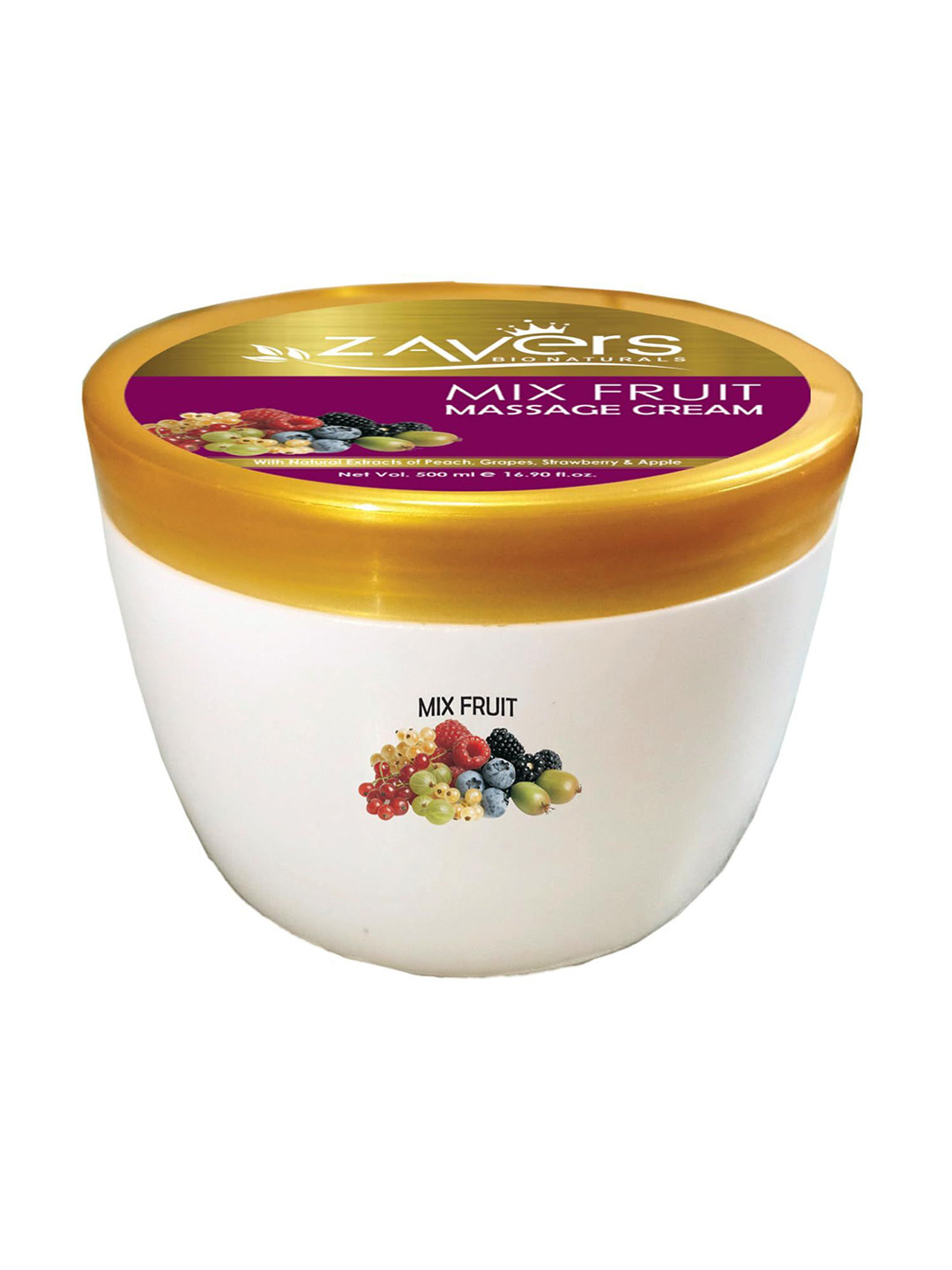 Zavers Mix Fruit Massage Cream - 500 ml