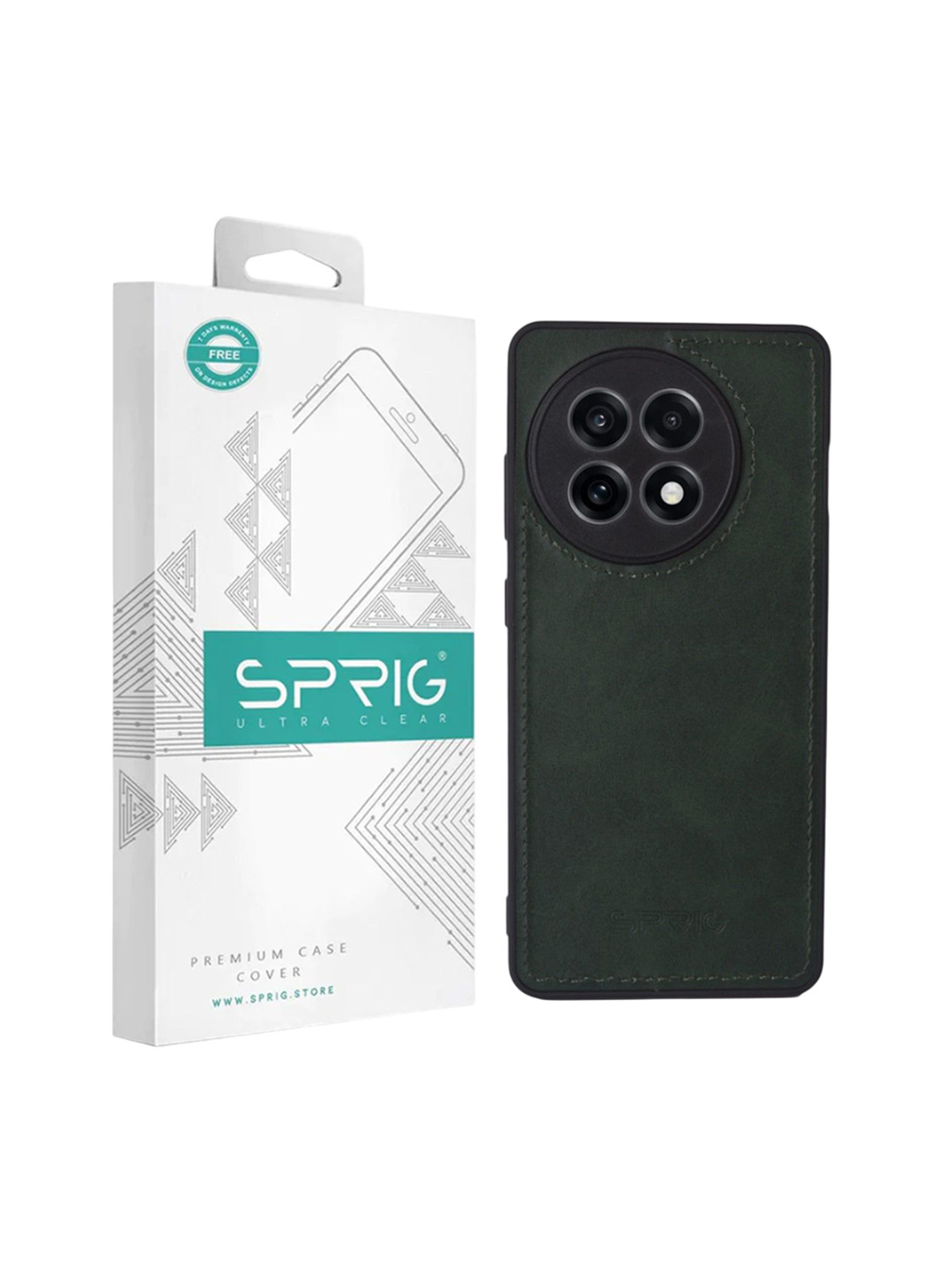 SPRIG OnePlus 13R 5G Matte PU Leather Back Cover