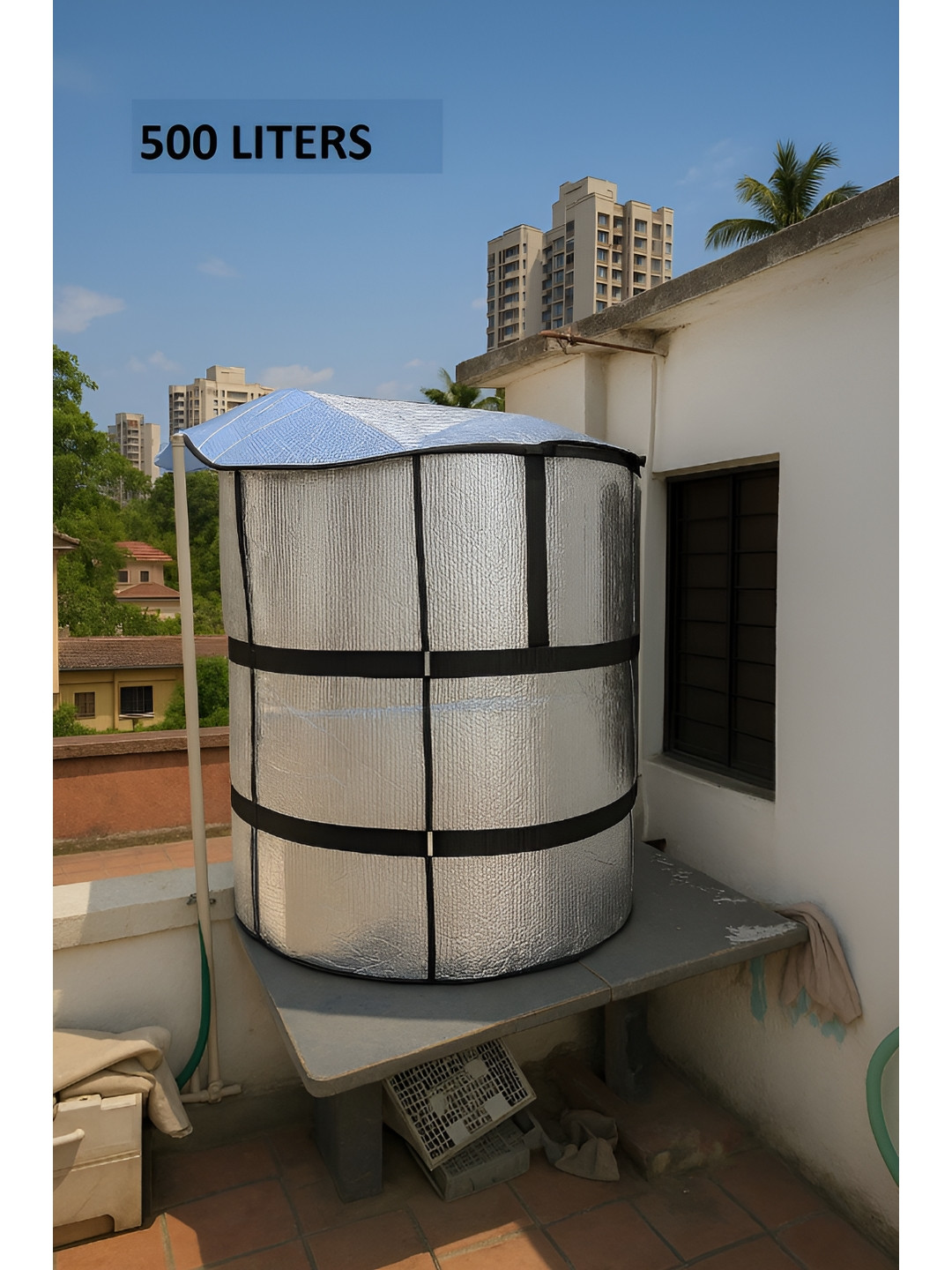 Smartots Insulated Heat Proof Water Tank Cover & Jacket- 500 Liter