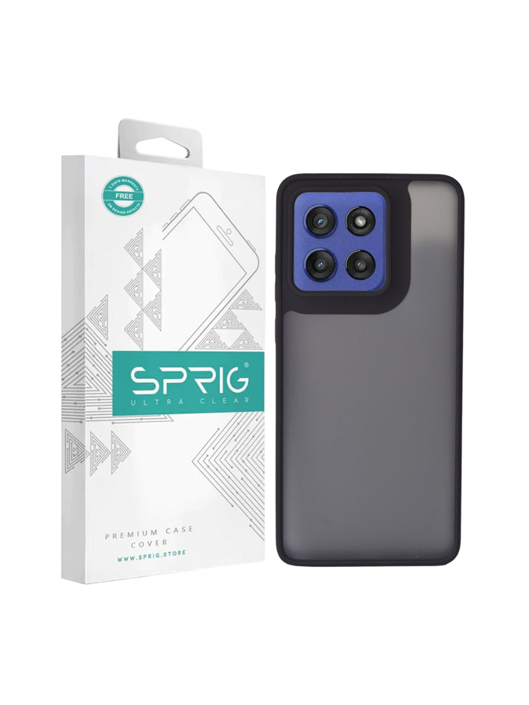 SPRIG Moto Edge 60 Stylus Translucent Back Cover