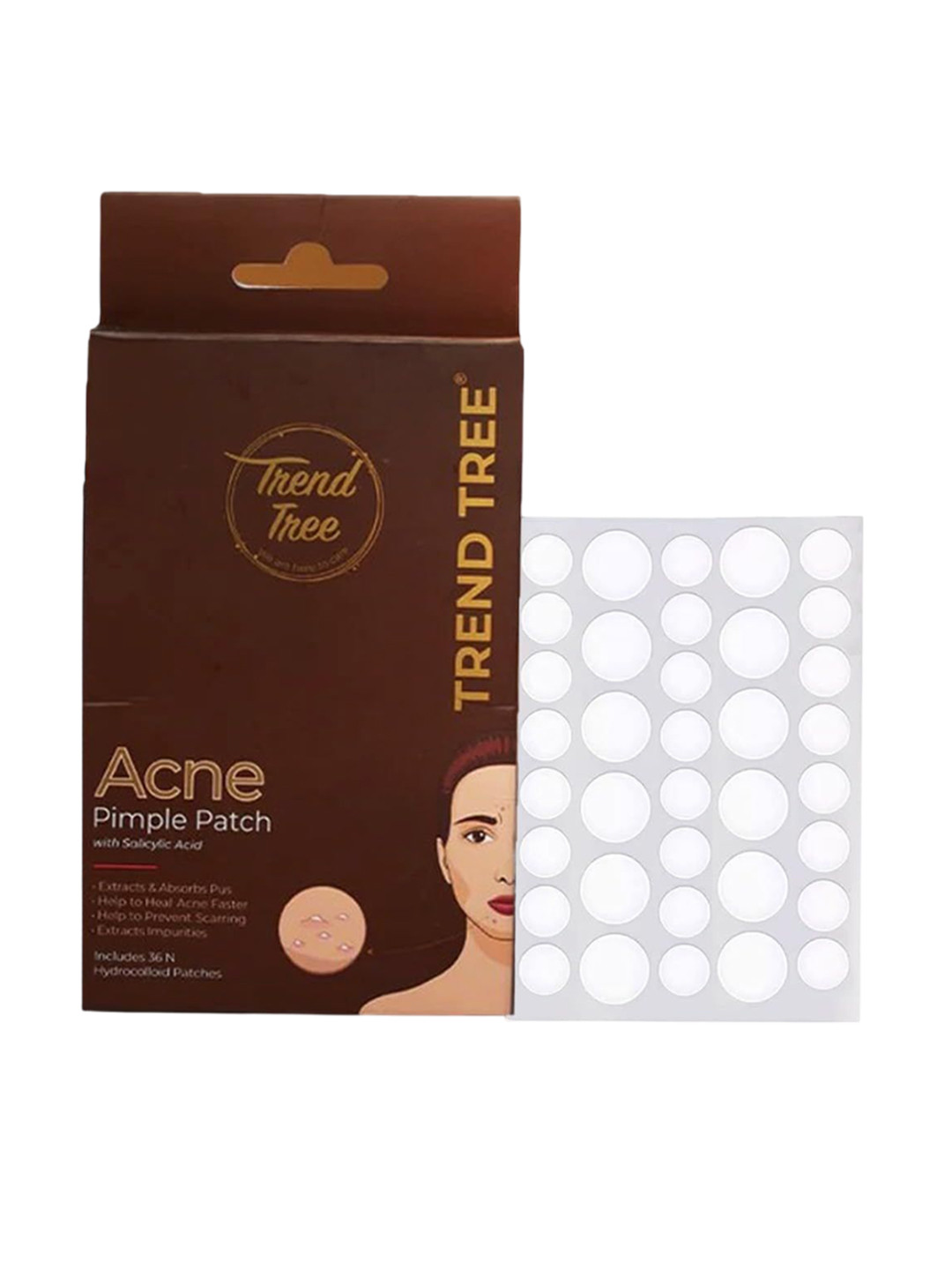 TRENDTREE Acne Pimple Patches For Face - 36 Patches