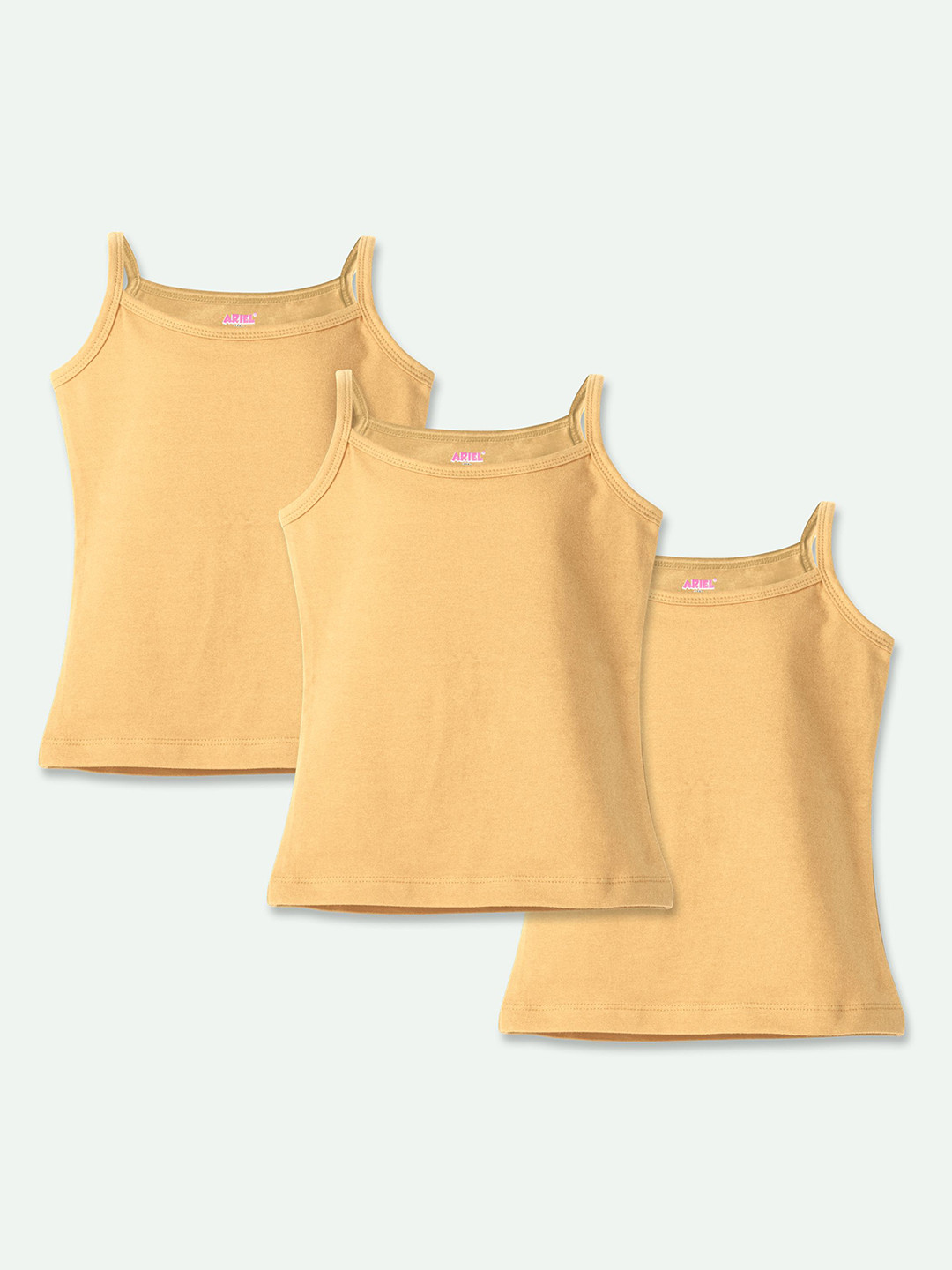 ariel Pack Of 3 Cotton Camisoles