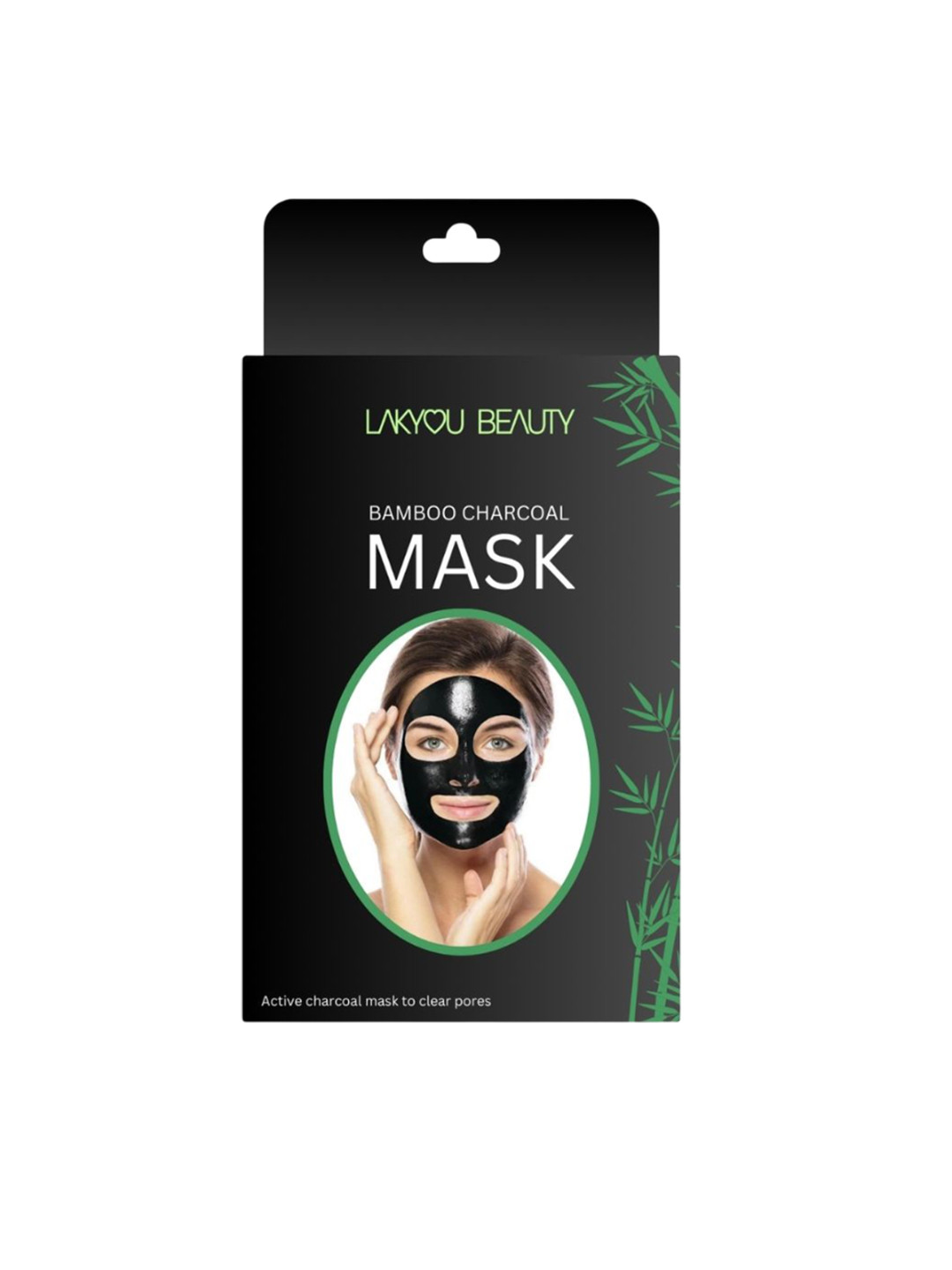 LAKYOU BEAUTY Bamboo Charcoal Facial Mask Deep Cleansing Detoxifying Oil Control - 200 g
