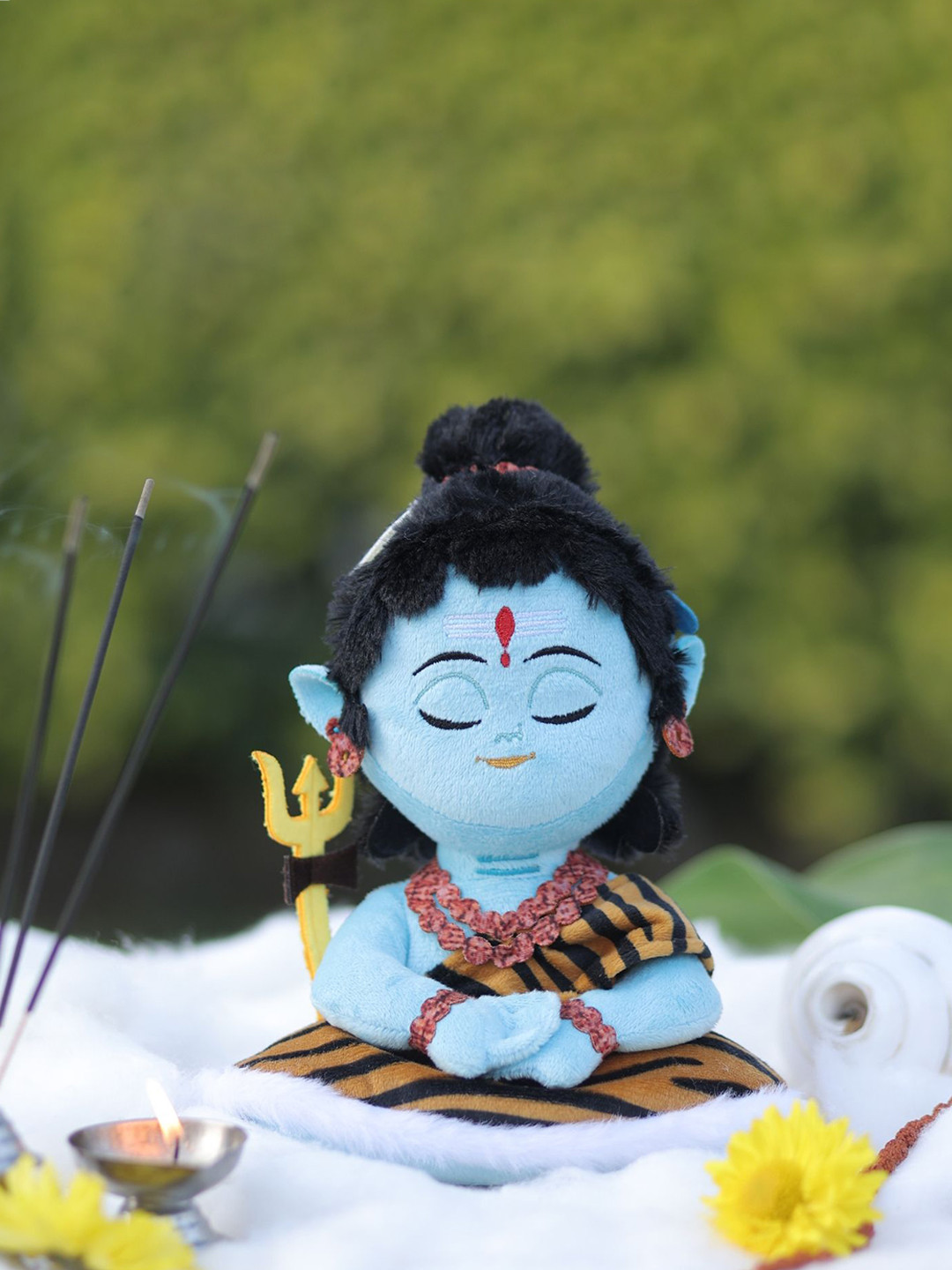 Panda's Box Kids Mantra Chanting Baby Shiva Soft Plush Toy