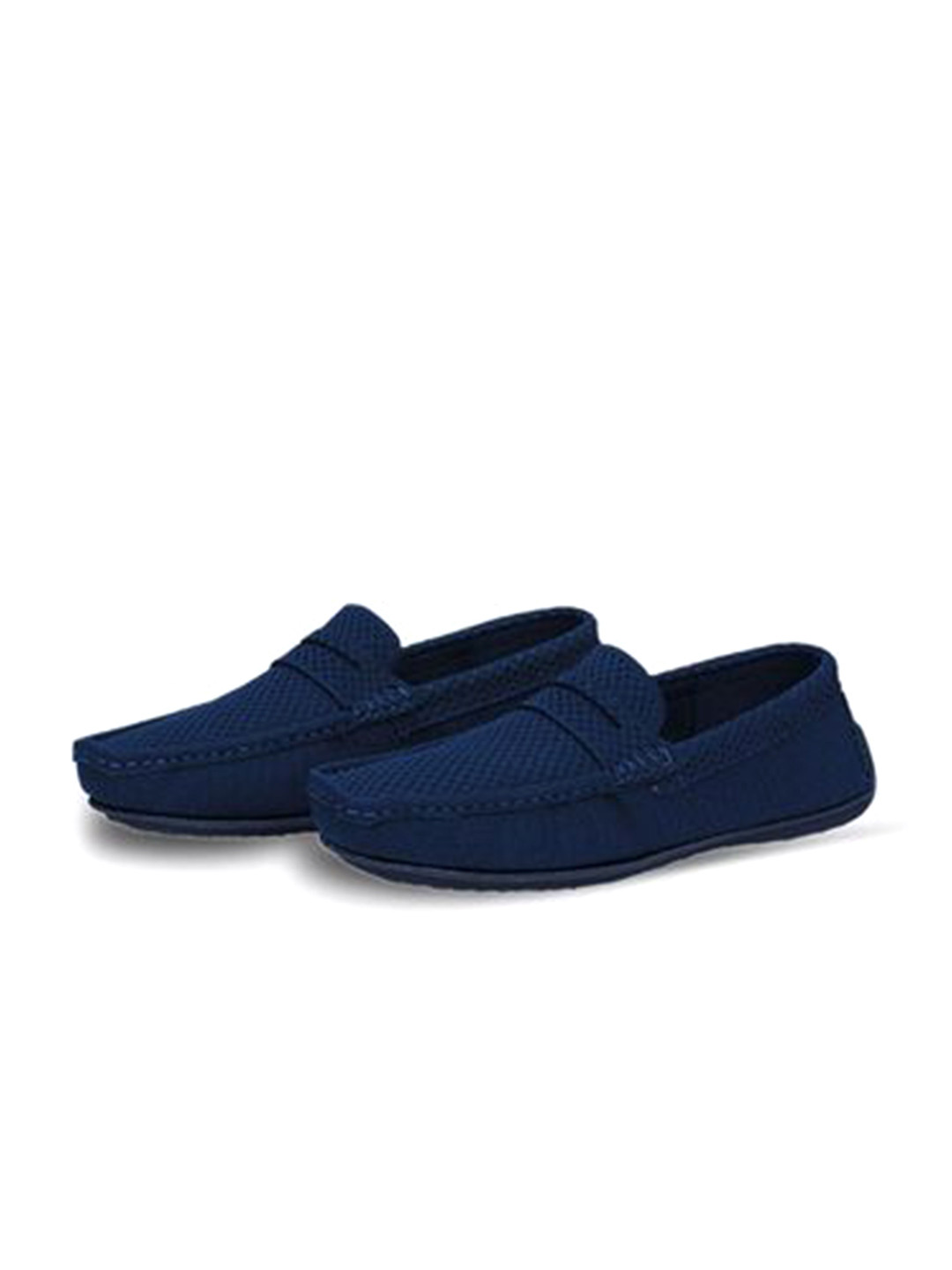 Greensole Men Jet Blue Moc Loafers Shoes