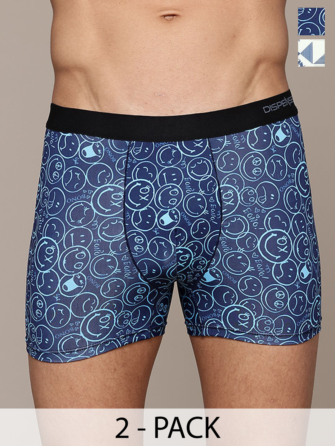 DISPENSER Men Pack Of 2 Printed Trunks PACK 2-MAS-C6-C11-S