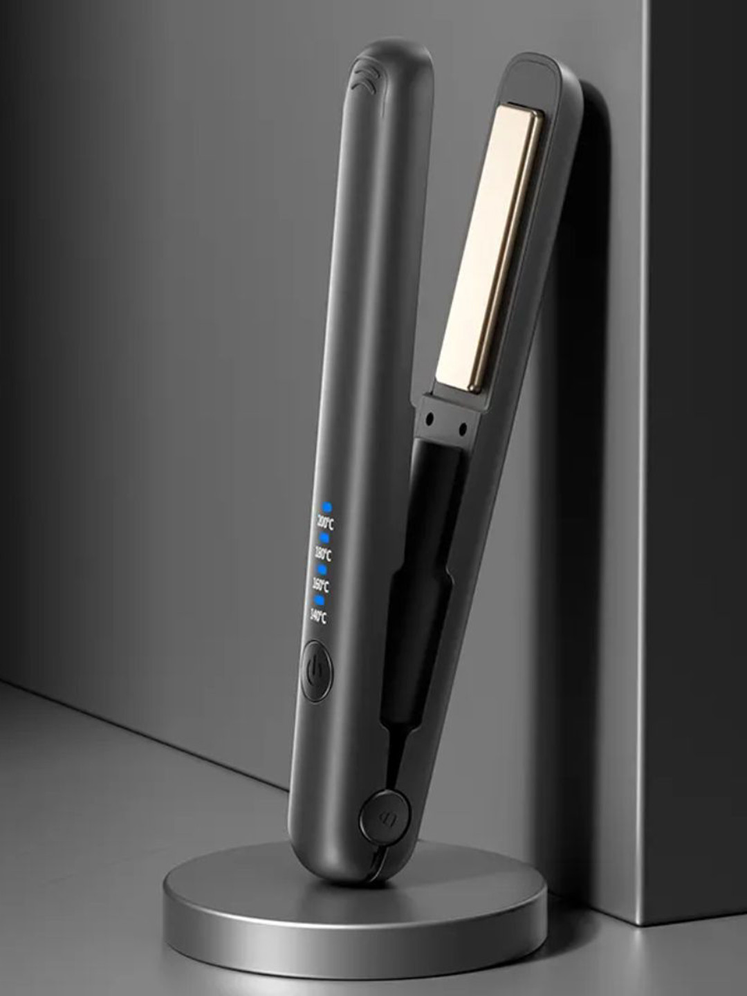 MEDHZ Hotedge Wireless Hair Straighteners- Black
