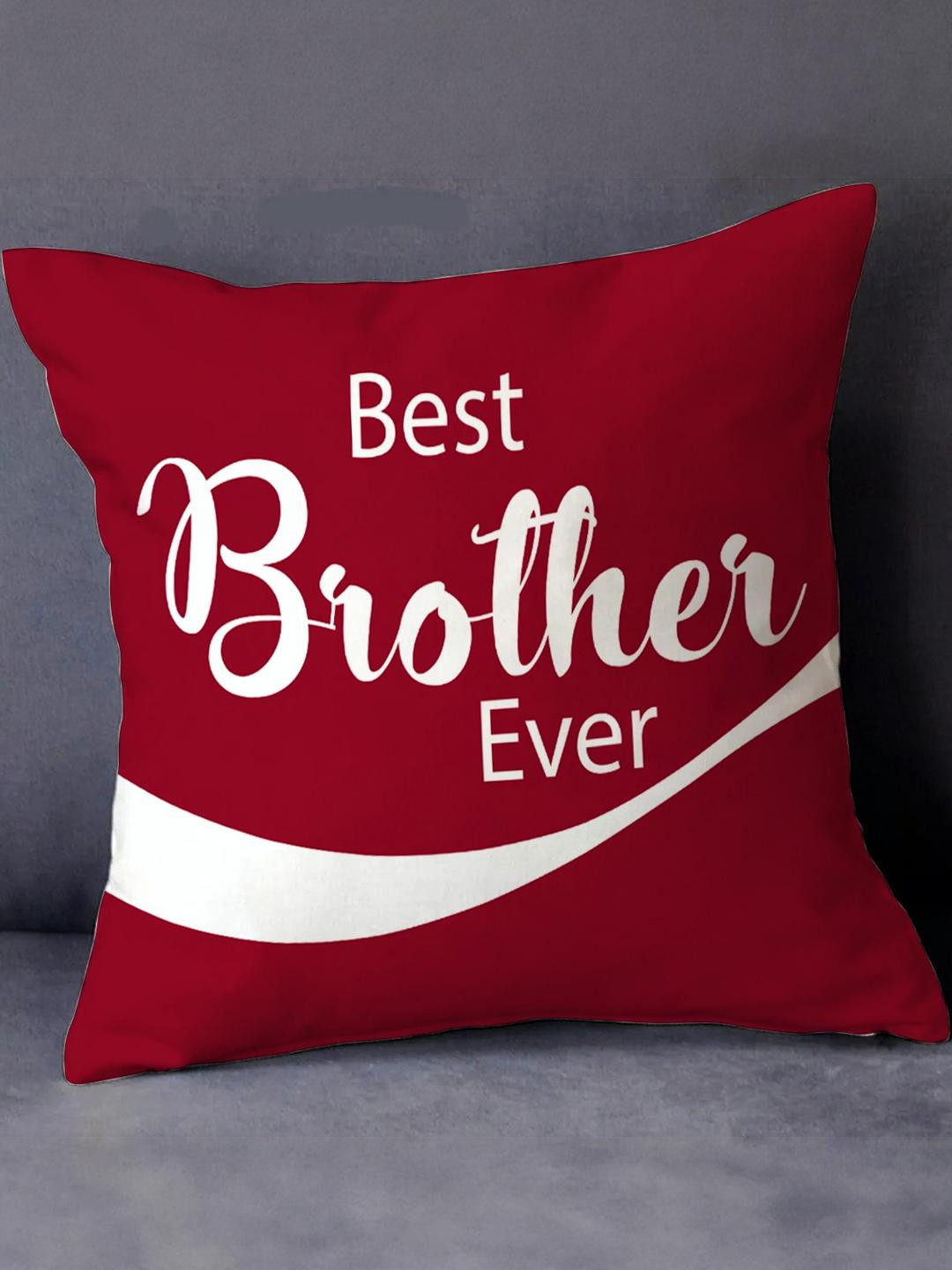 SKYTRENDS Multicoloured & Red Quirky Satin Square Cushion Covers
