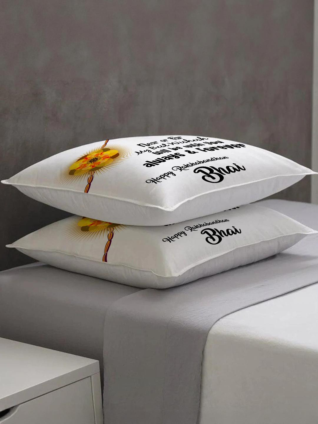 SKYTRENDS White Abstract Satin Square Cushion Cover