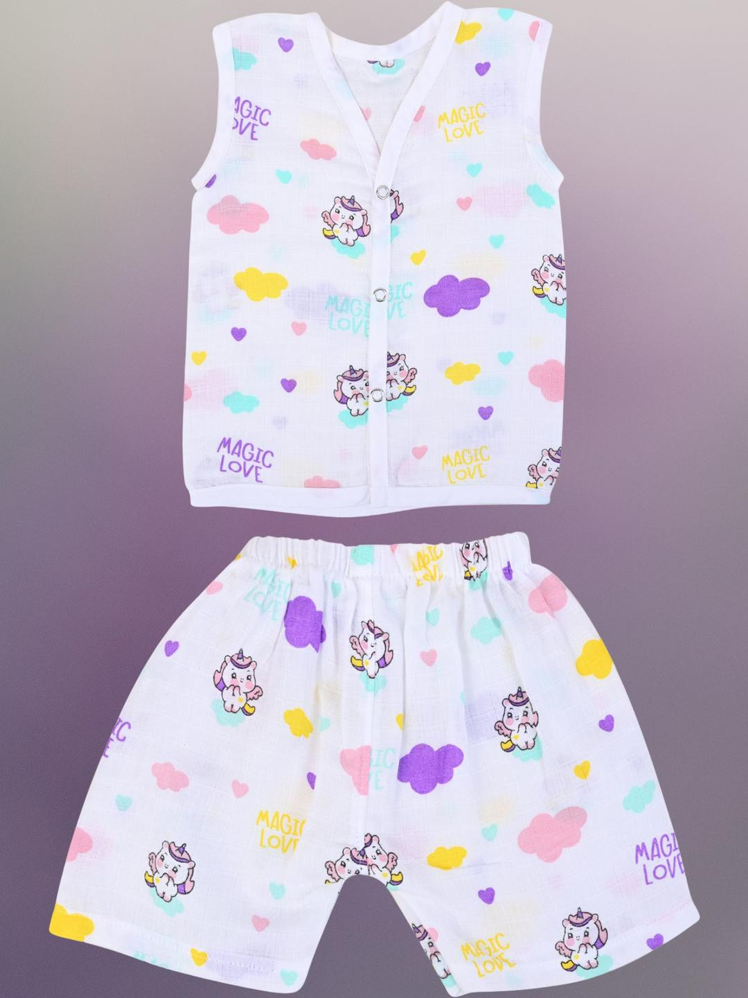 MumsLap Unisex Kids Printed Shorts