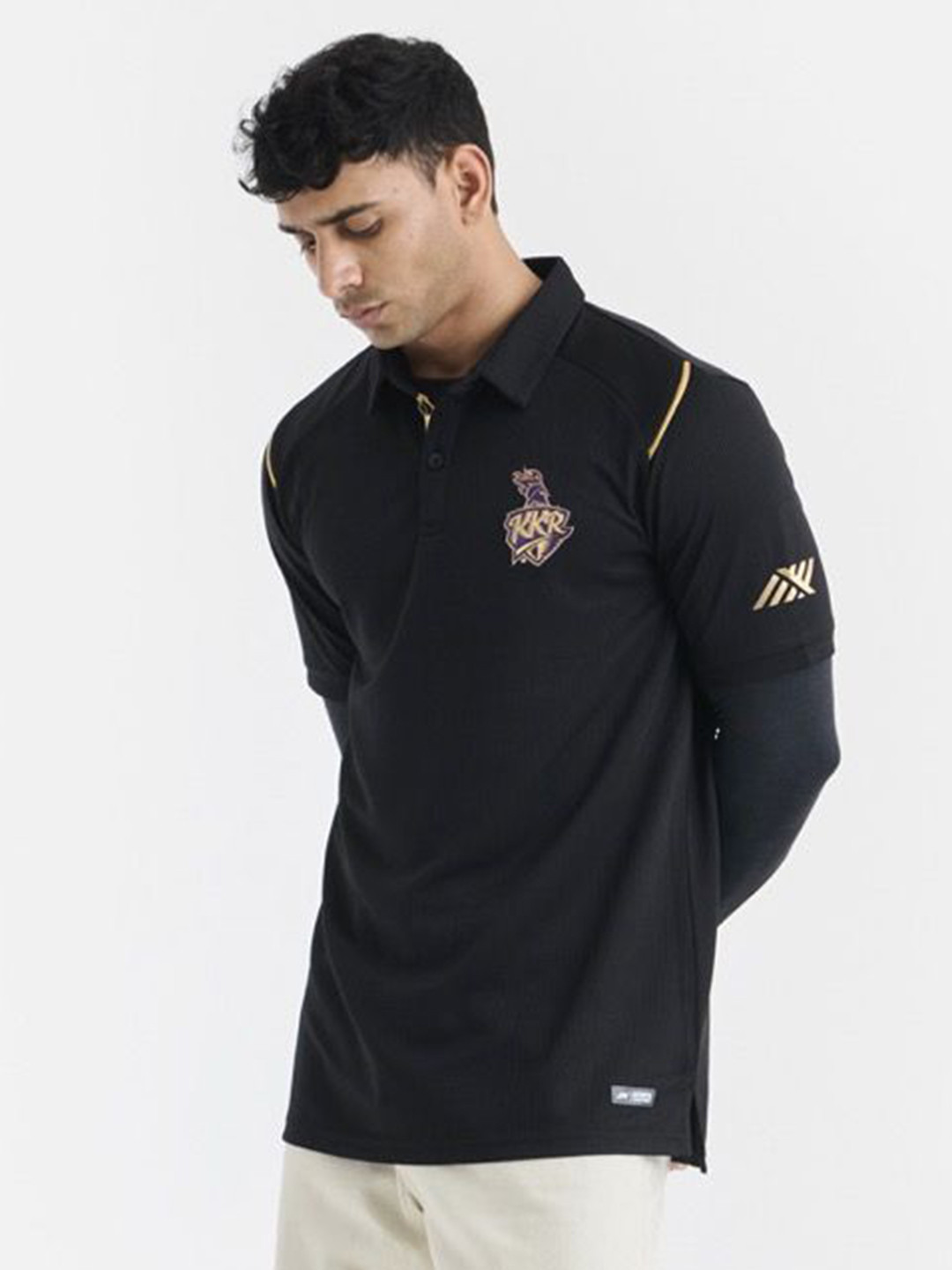 SIX5SIX Men Henley Neck Indigo Pockets T-shirt