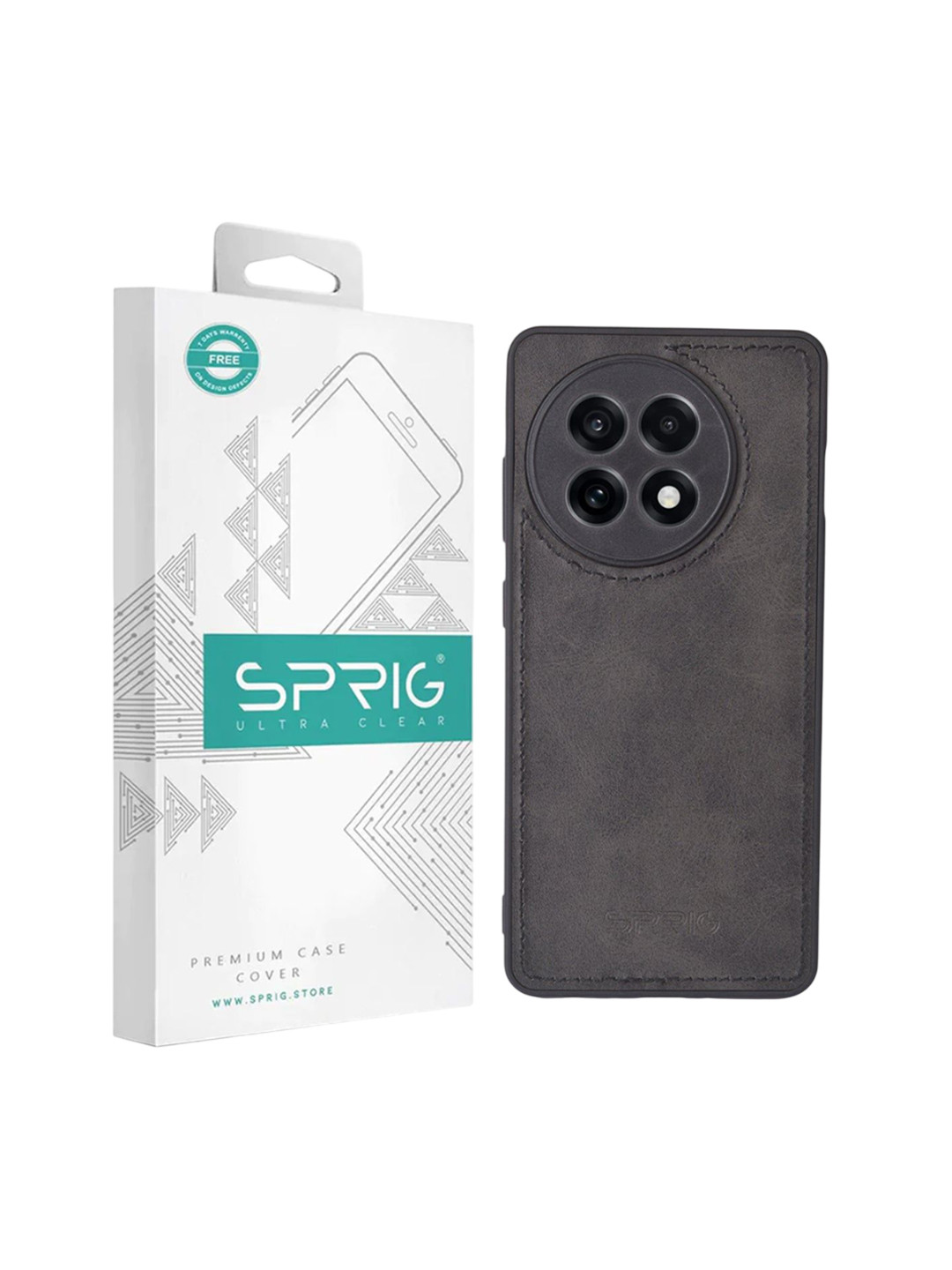 SPRIG OnePlus 13R 5G Matte PU Leather Back Cover