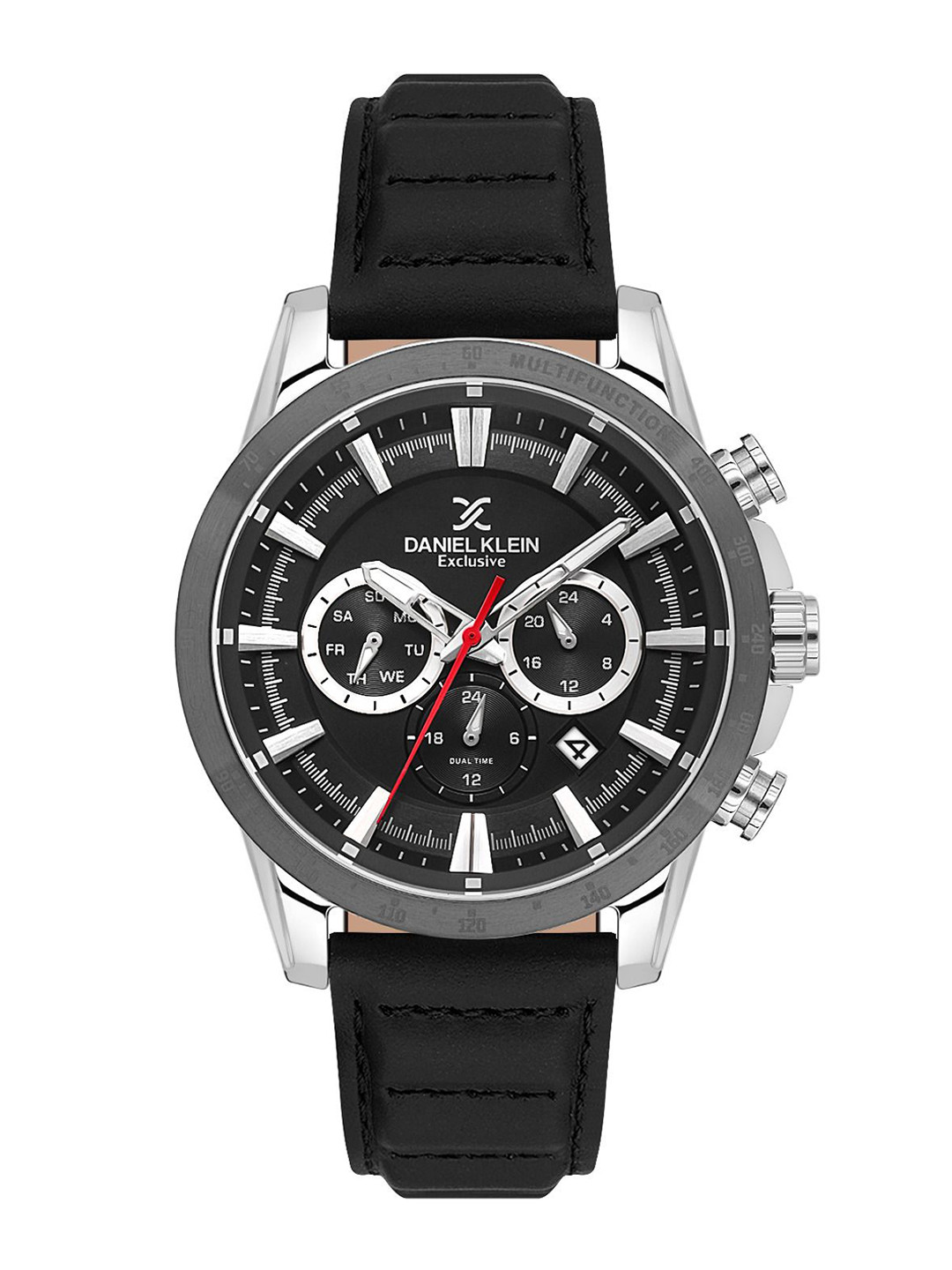 Daniel Klein Exclusive Unisex Dial & Leather Straps Analogue Watch DK.1.14006-1