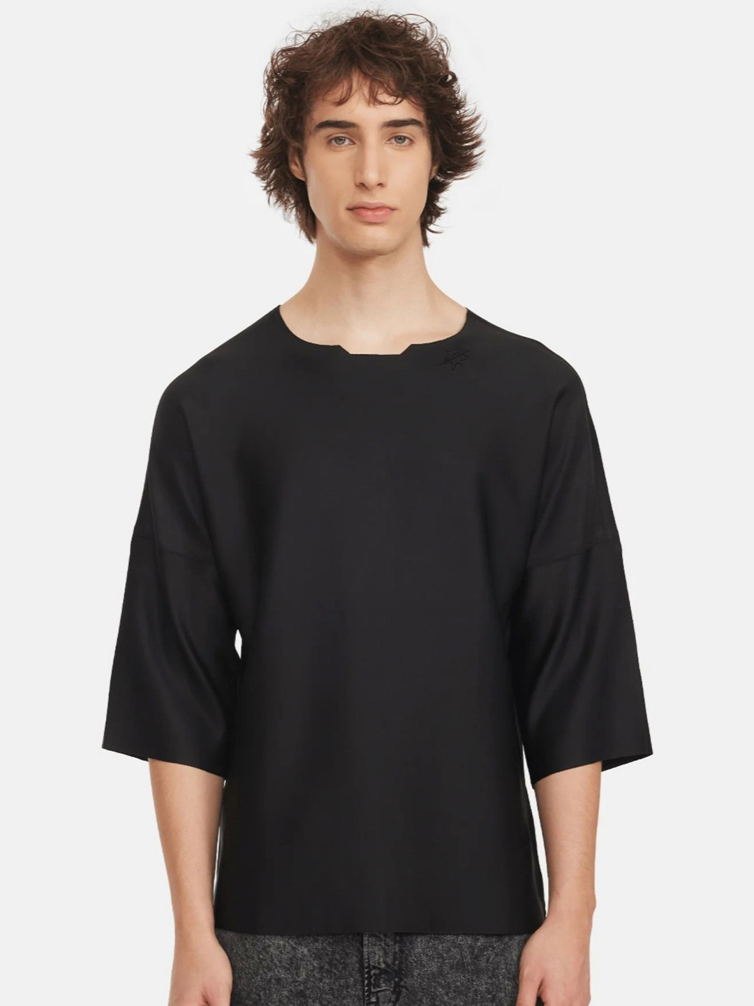 Fetus Unisex Drop-Shoulder Sleeves Boxy T-shirt