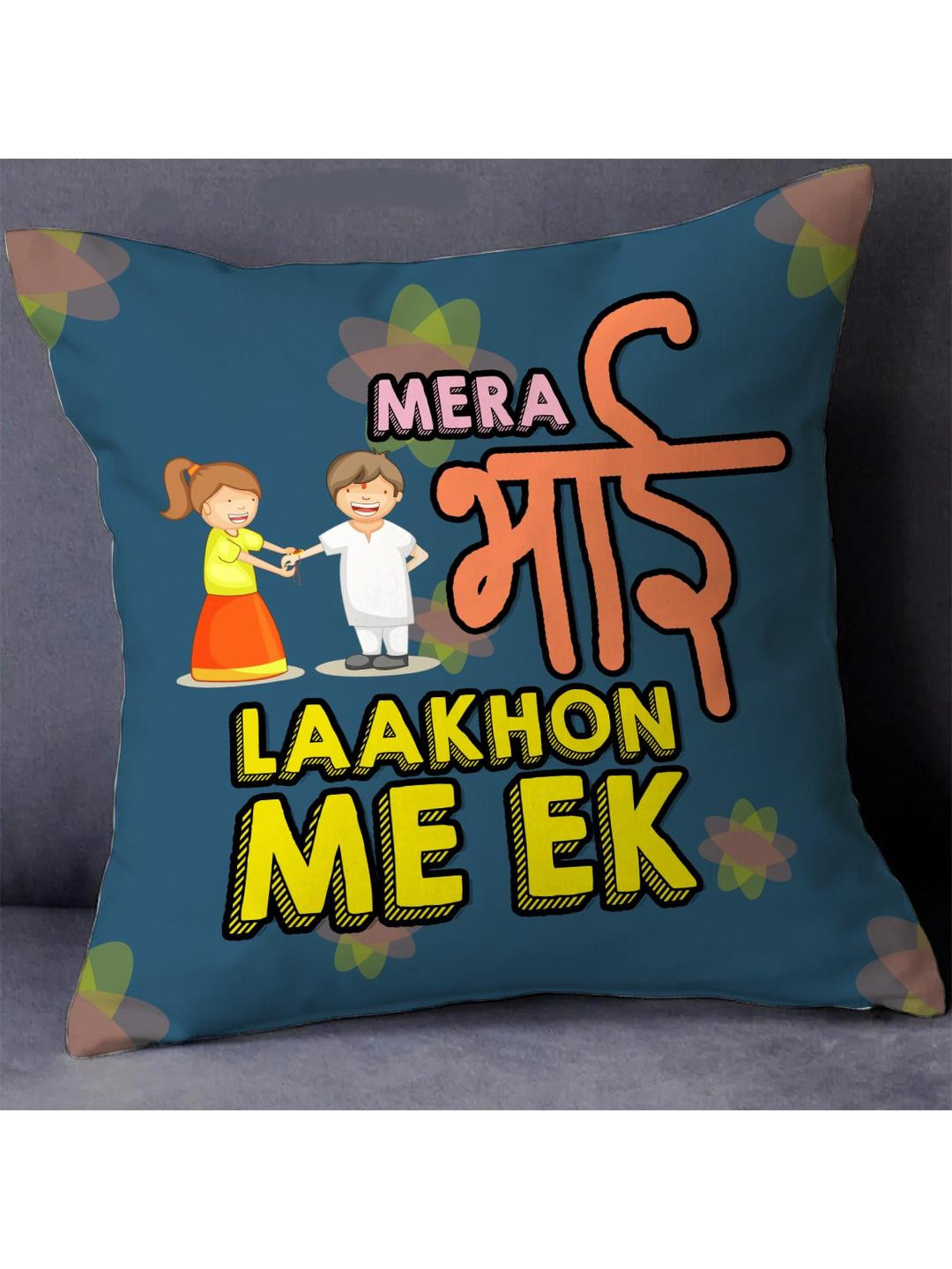 SKYTRENDS Multicoloured Cartoon Characters Satin Square Cushion Covers