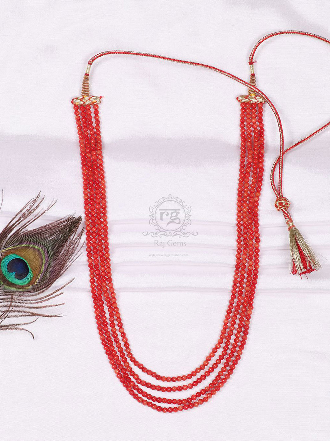 Raj Gems Natural Gemstone Beaded Necklace Jewellery