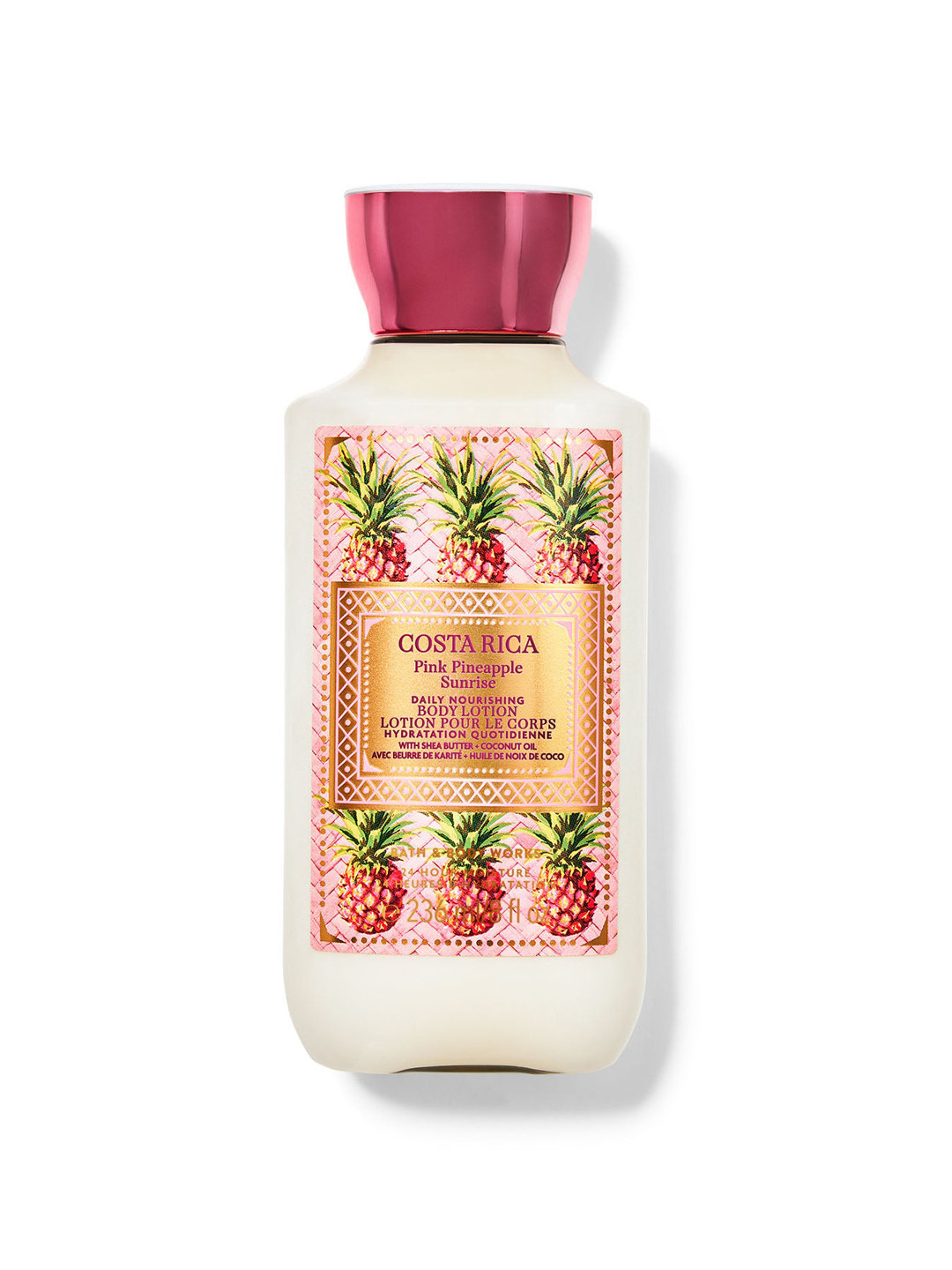 Bath & Body Works Costa Rica Pink Pineapple Sunrise Body Lotion with Shea Butter - 236 ml