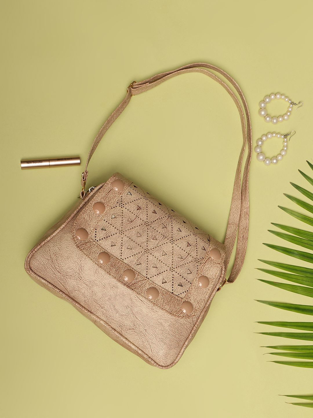 Springberry Women Textured Structured Sling Bag