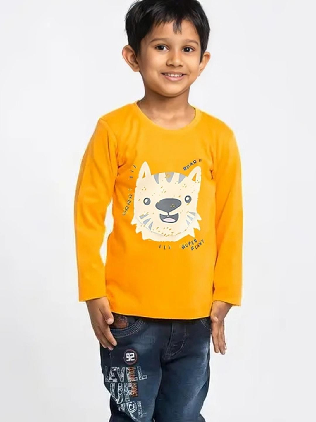 Hikuj Boys Printed T-shirt