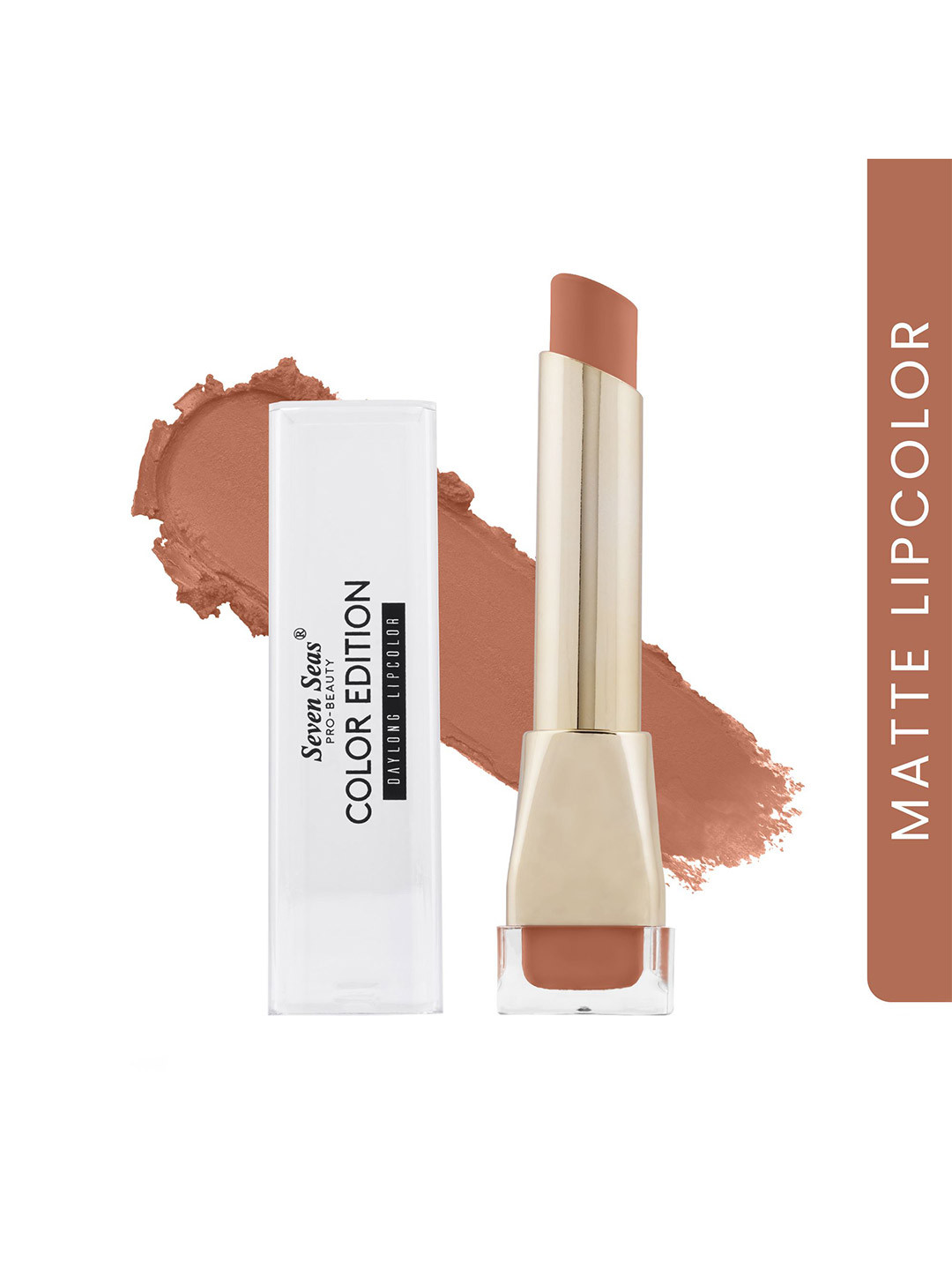 Seven Seas Color Edition Day Long Waterproof Matte Lip Color 3.5 g- Shade 326