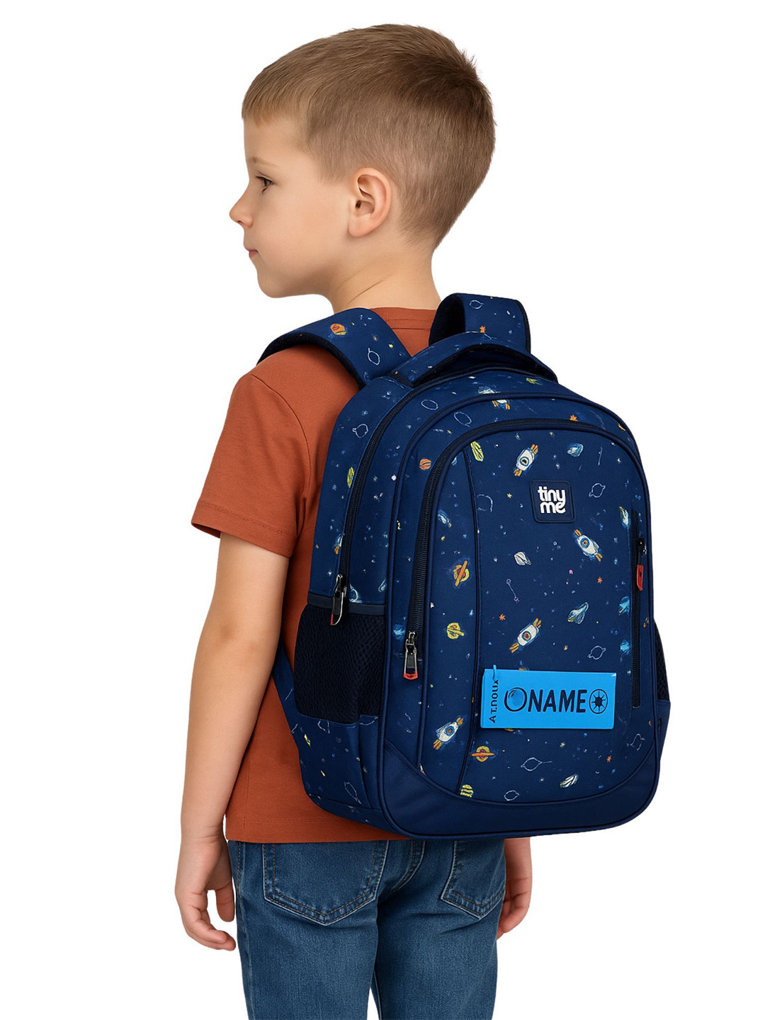 Vetocity Men Graphic Backpack with Compression Straps