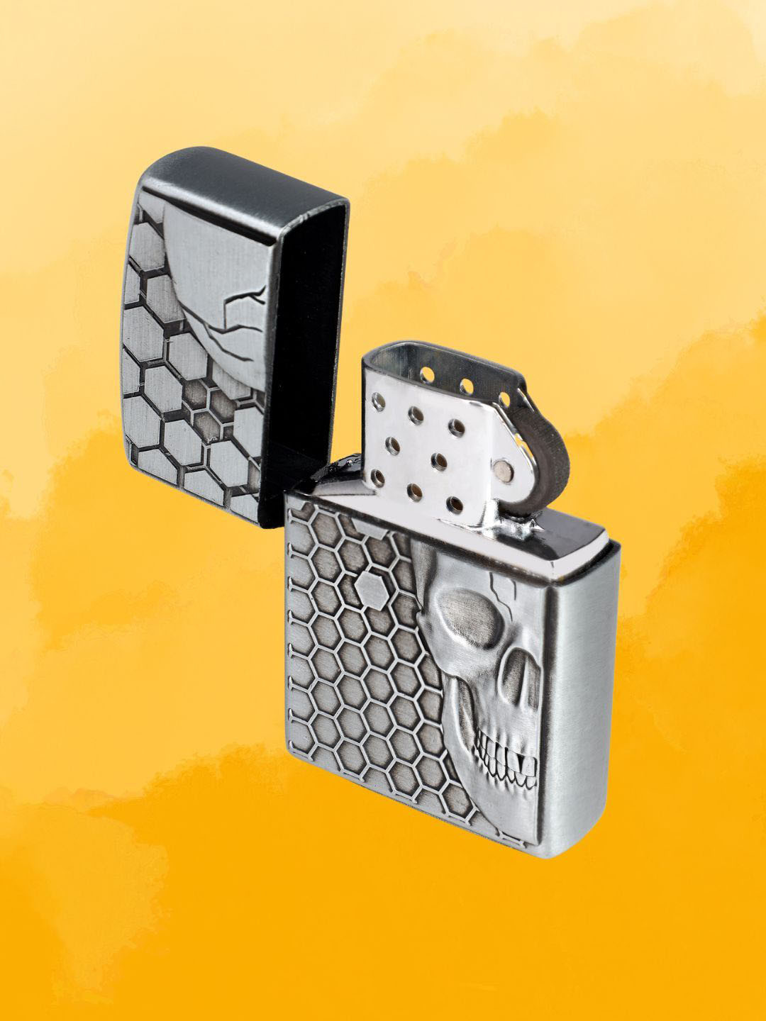 ALA FLAME Textured Scratch Resistant Pocket Lighter Travel Accessory