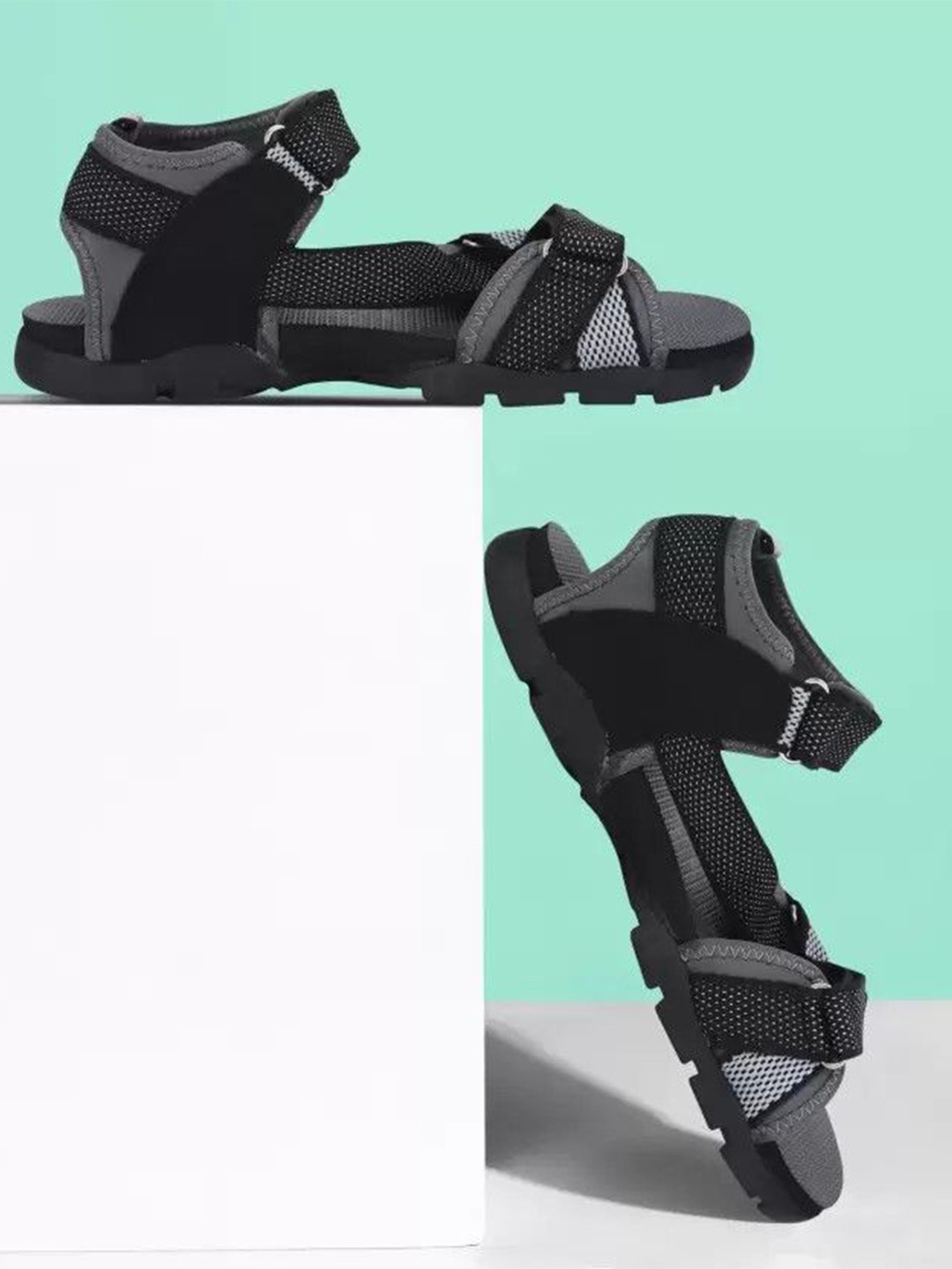 Sparx Men Velcro High Regular Sports Sandals